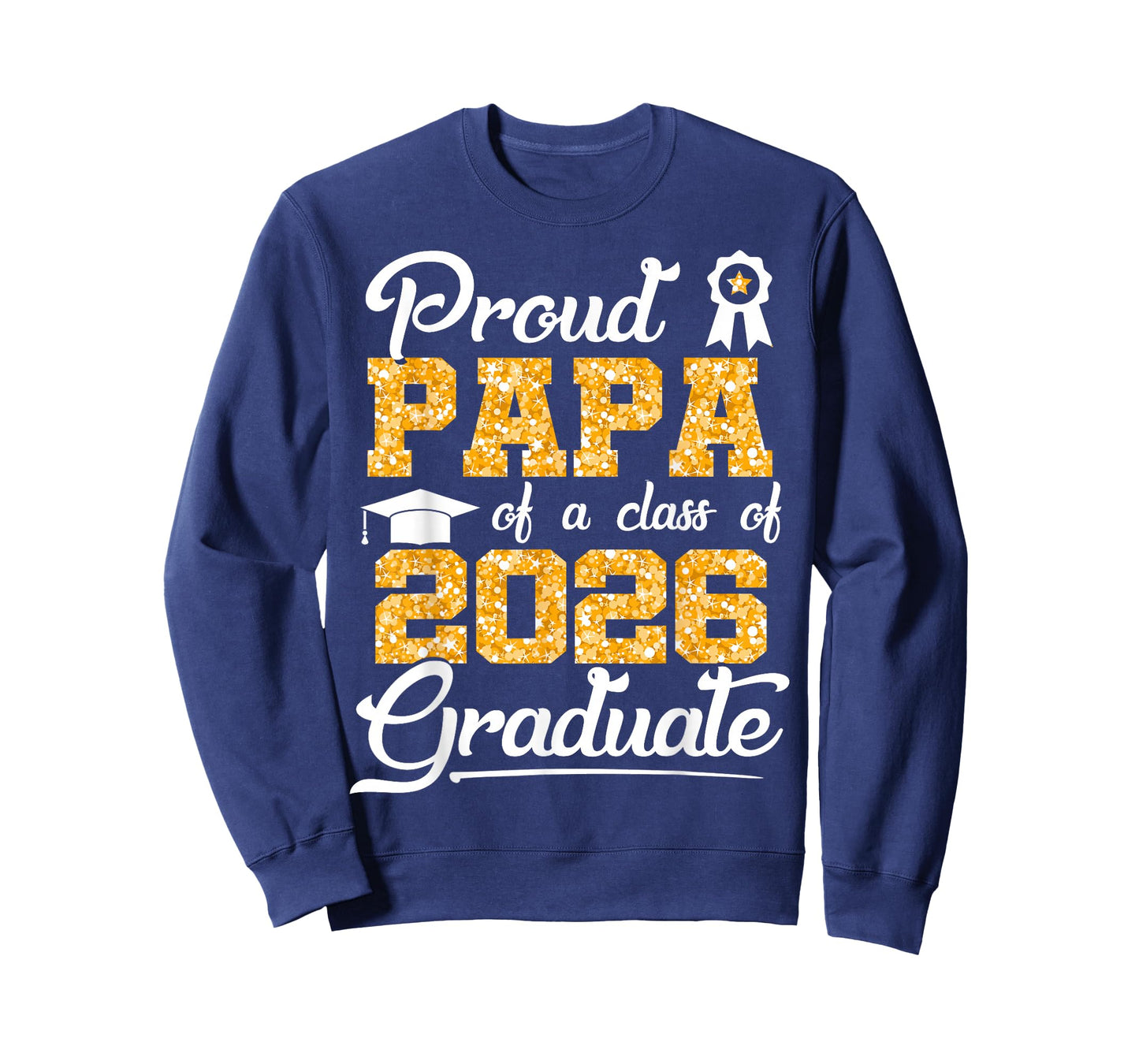 Proud Papa of a Class of 2026 Senior Funny Graduate 2026 T-Shirt