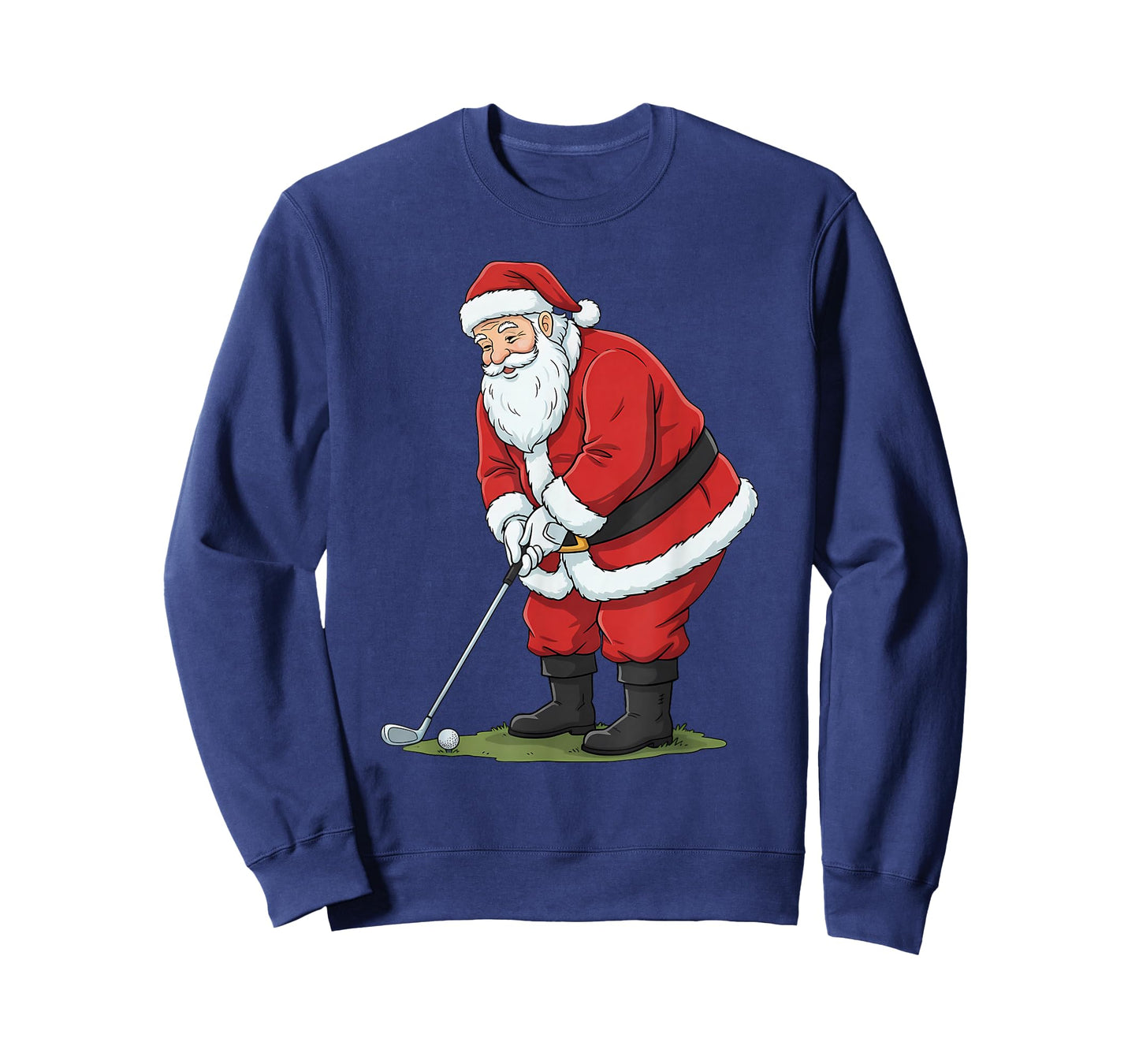 Christmas Santa Golf Golfer Xmas Funny Christmas Golfing T-Shirt