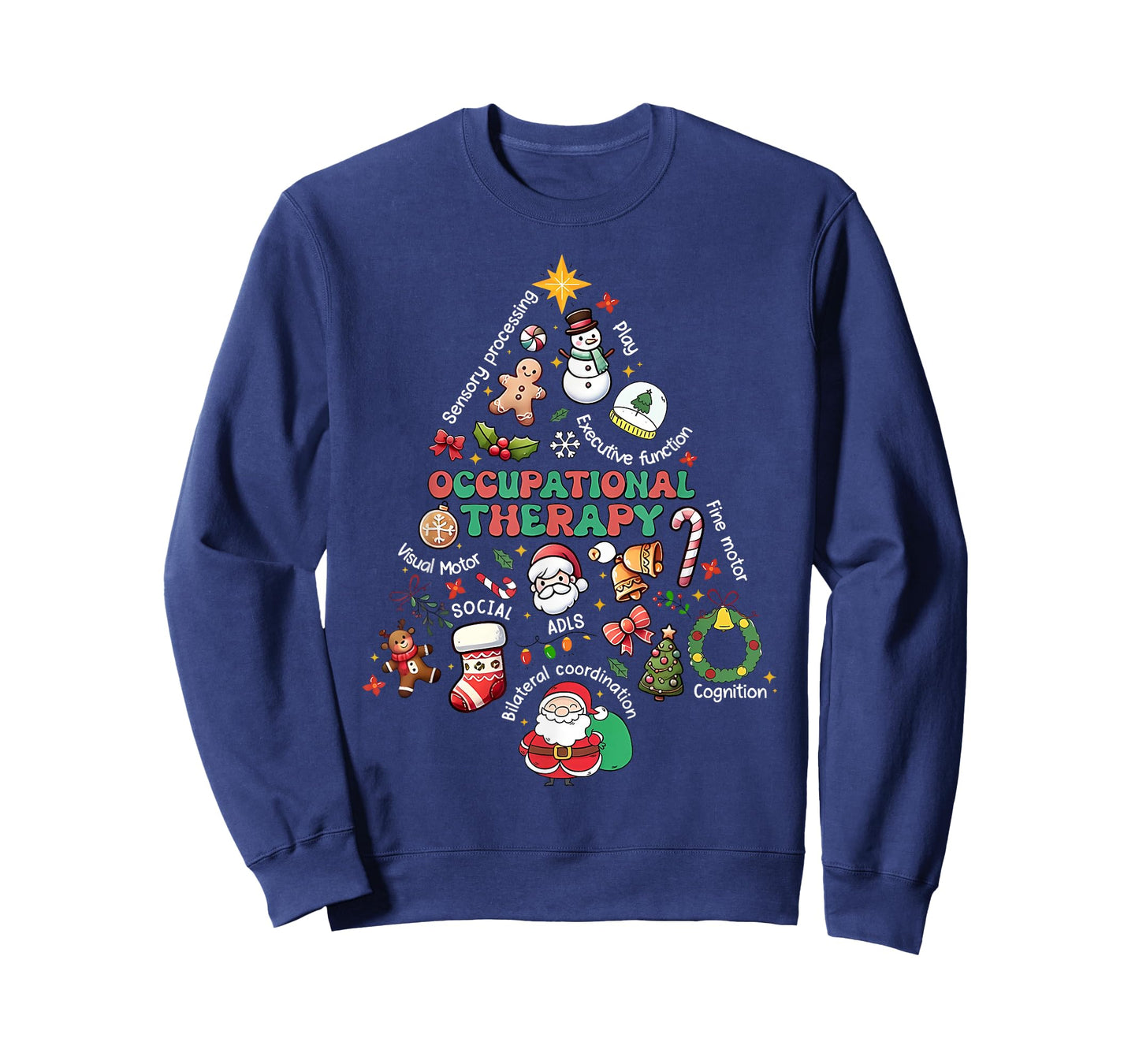 Occupational Therapy Christmas Tree OT Special Education T-Shirt