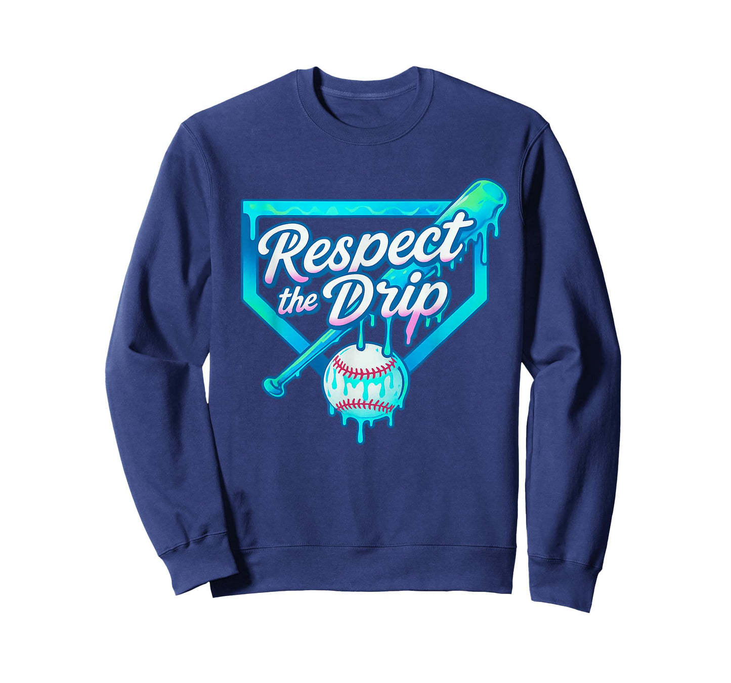 Baseball Drip Team for Boys Ice Cream Cool T-Shirt