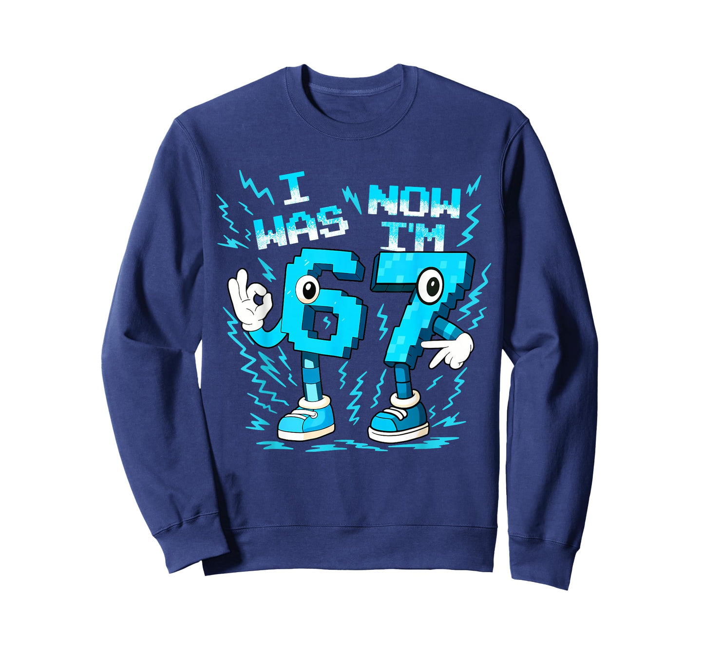 I was 6 Now I'm 7 Birthday Boy 67 Brainrot for Men Women Kid T-Shirt