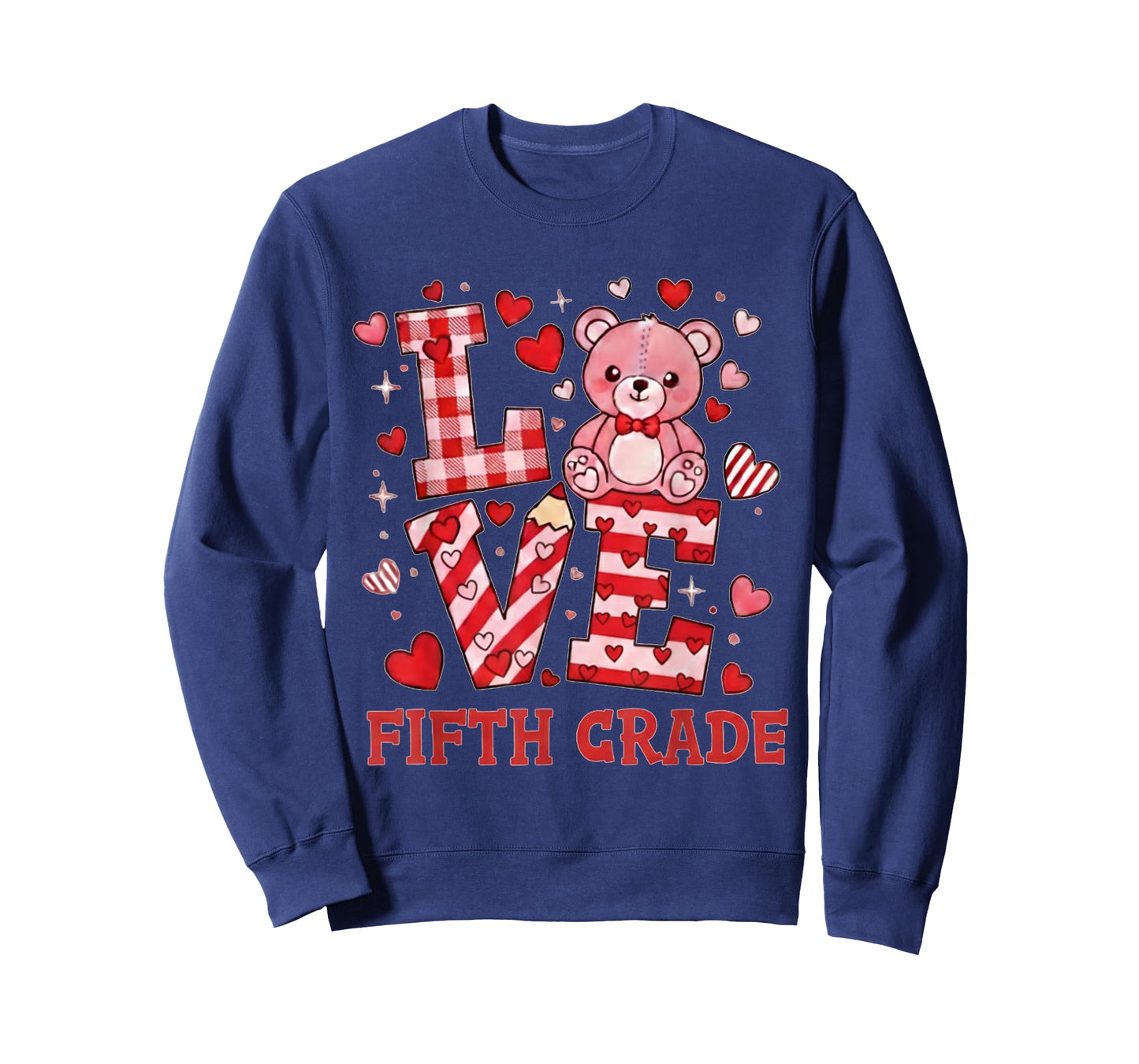 Valentine's Day Love Fifth Grade Teacher T-Shirt