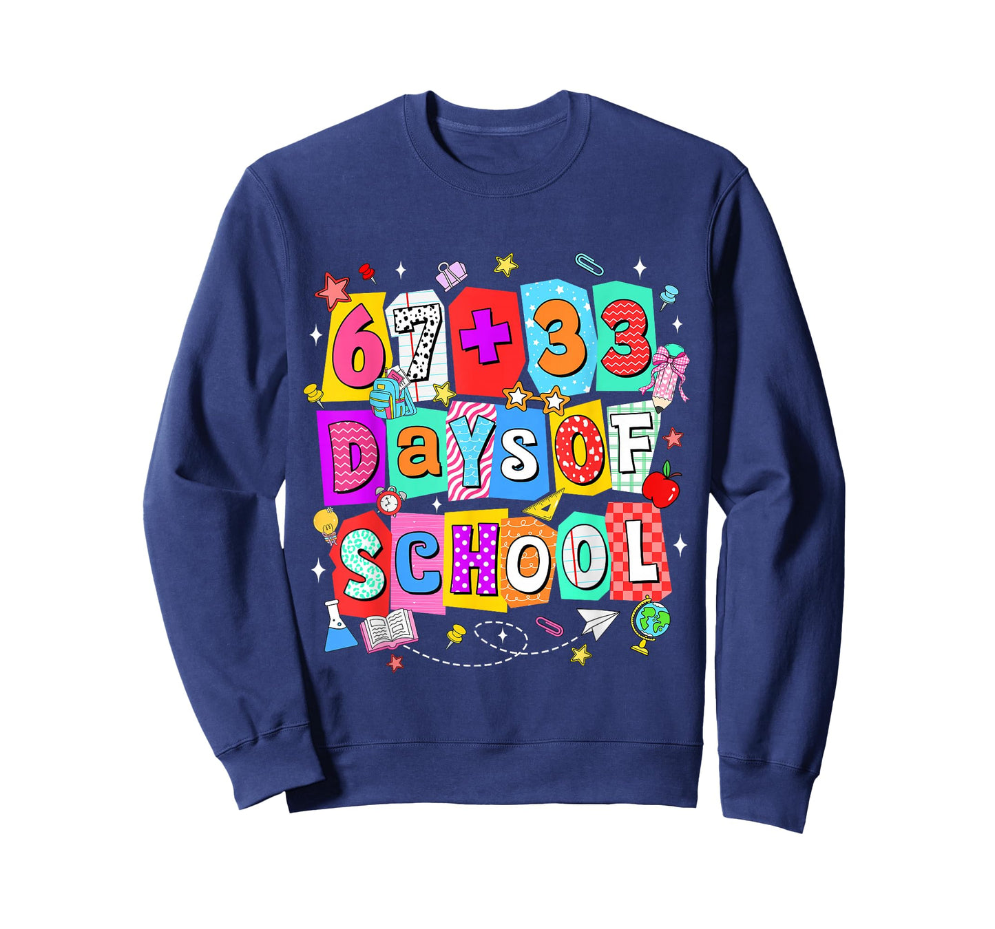 Happy 67 33 Days of School 100th Day of School Teachers Kids T-Shirt