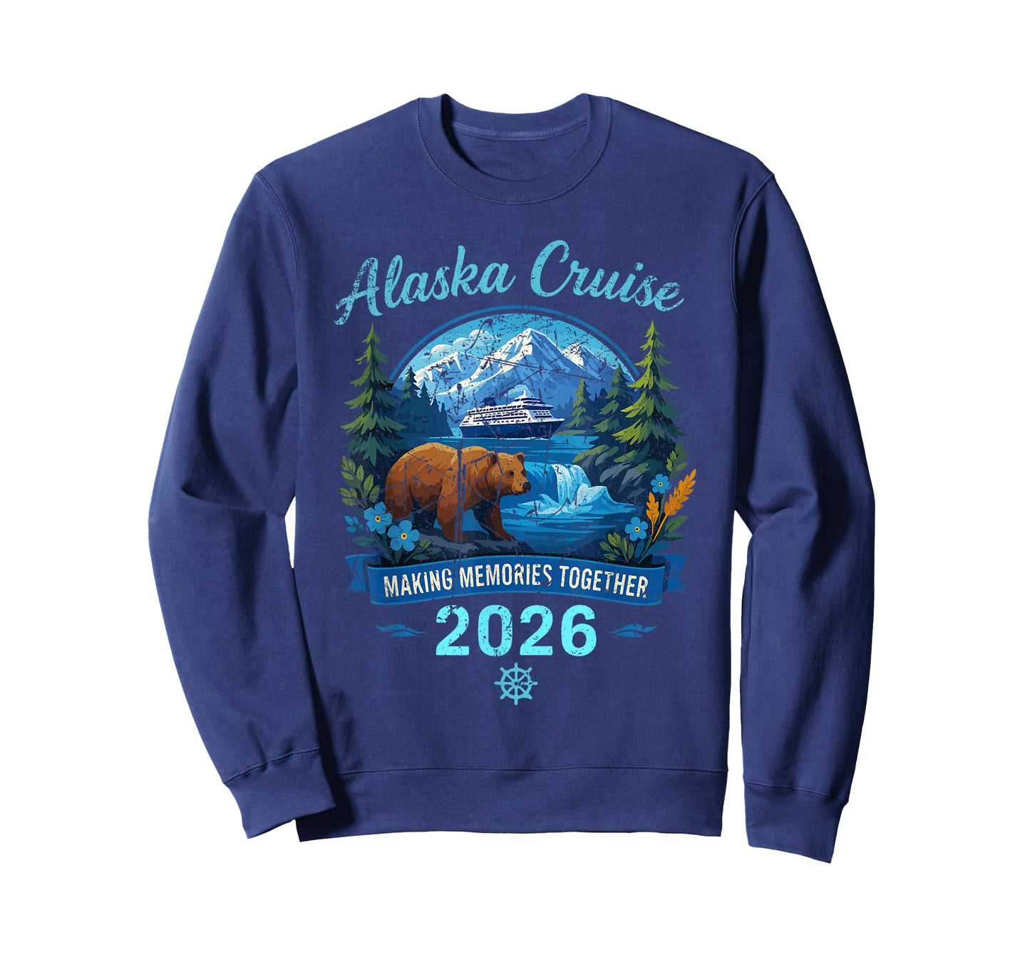 Alaska Cruise 2026 Making Memories Together Design T-Shirt