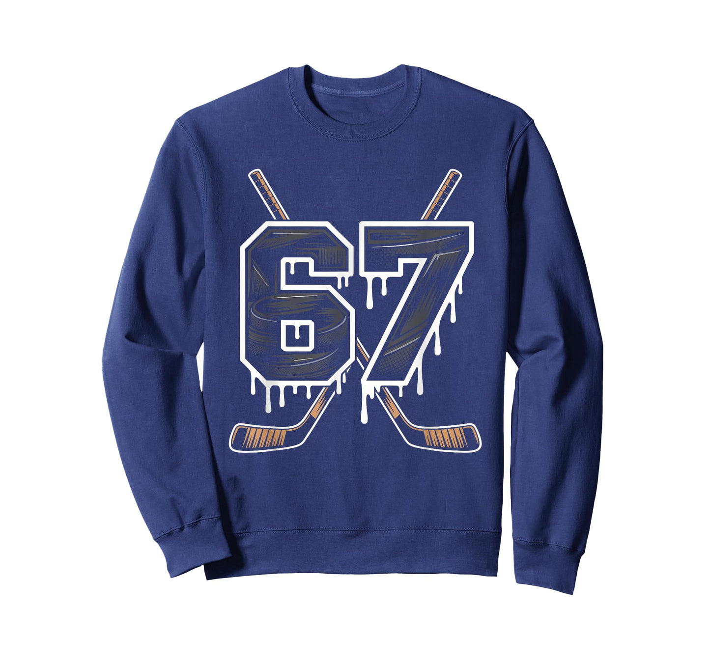 Hockey 67 Six Seven Alpha Slang 6 7 Meme Kids Teachers Boy T-Shirt