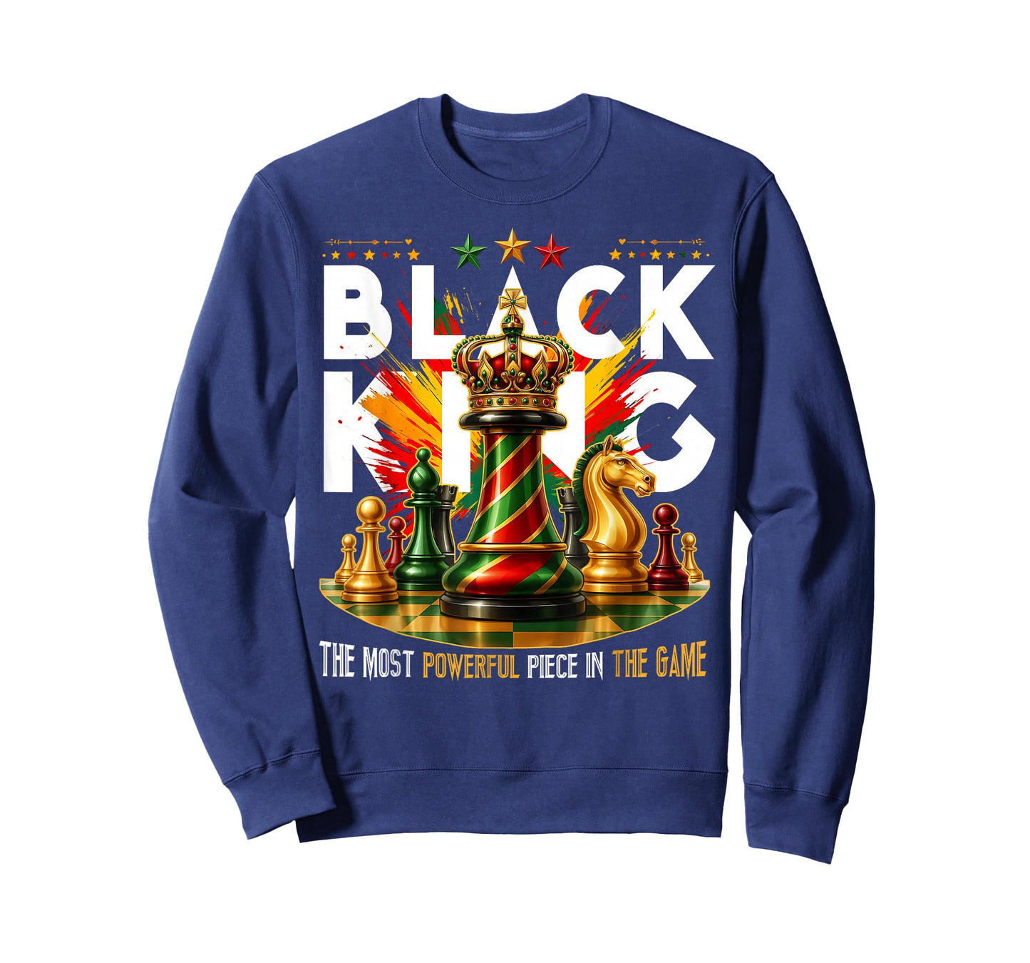Black History The Most Powerful Piece in The Game Black King T-Shirt