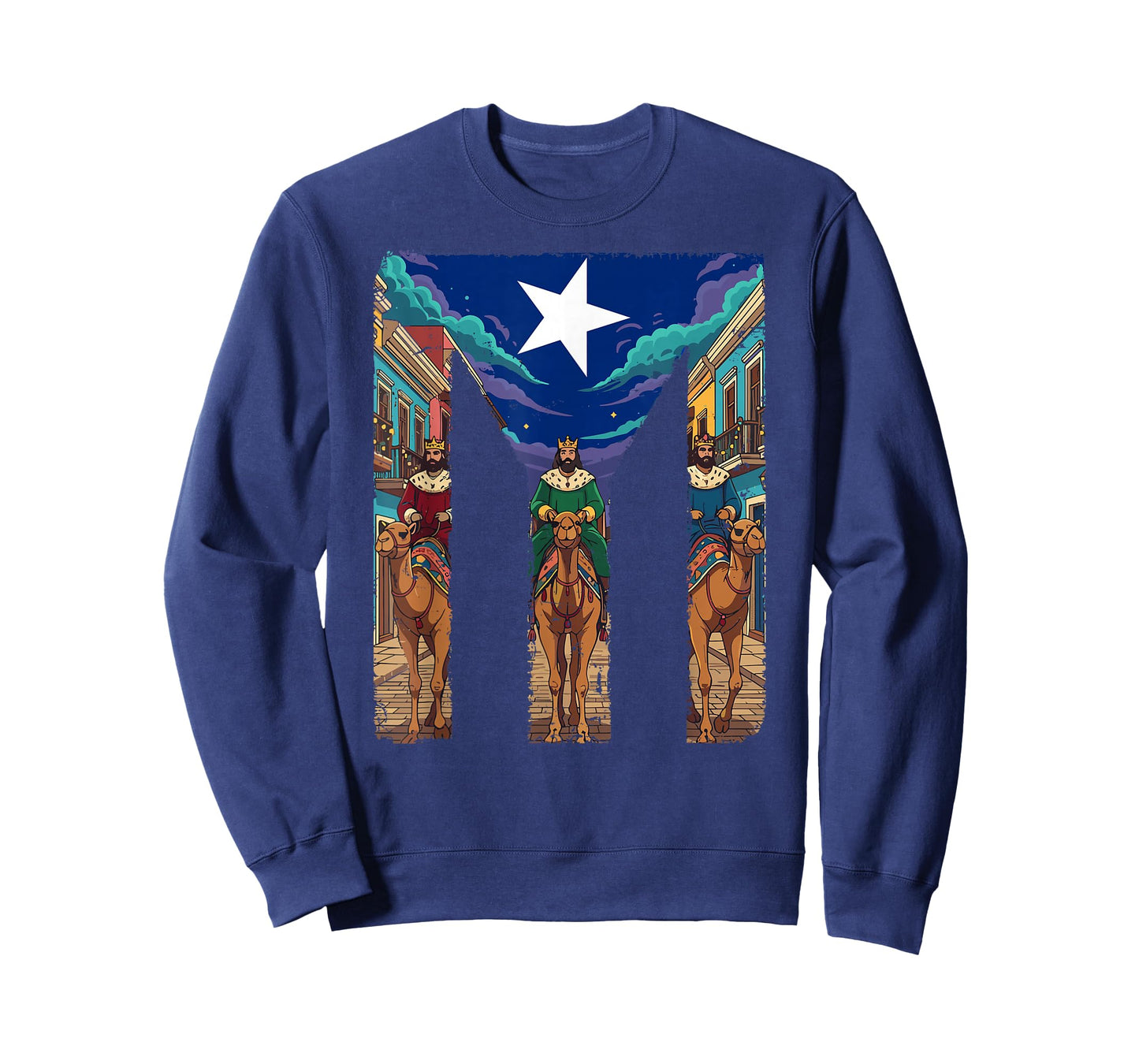 Three Kings Puerto Rican Flag Día de Reyes Magos Boricua T-Shirt