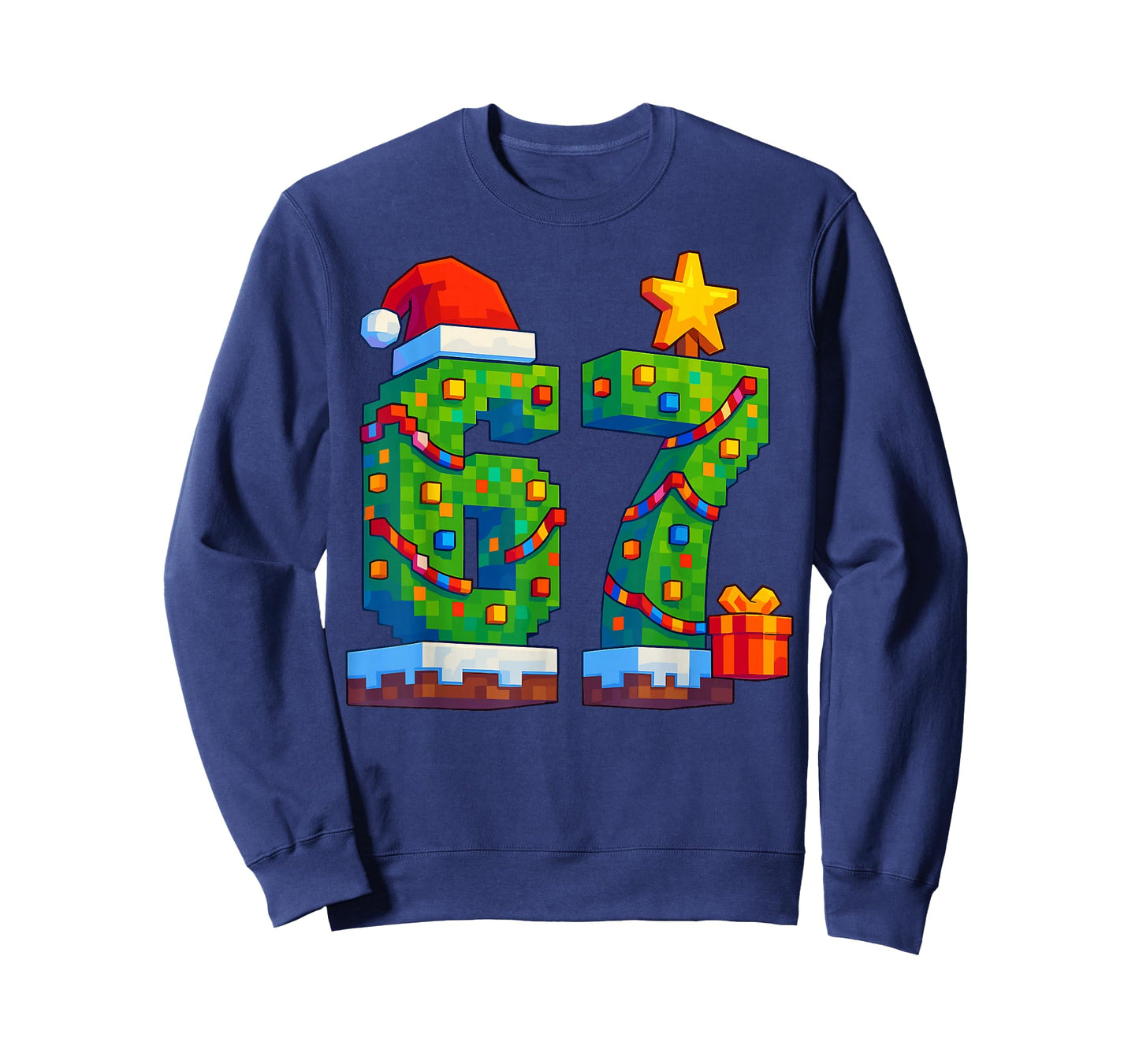 Six Seven 67 6 7 Kids 67 Teen Boys 6-7 Meme 6 7 Xmas Gaming T-Shirt