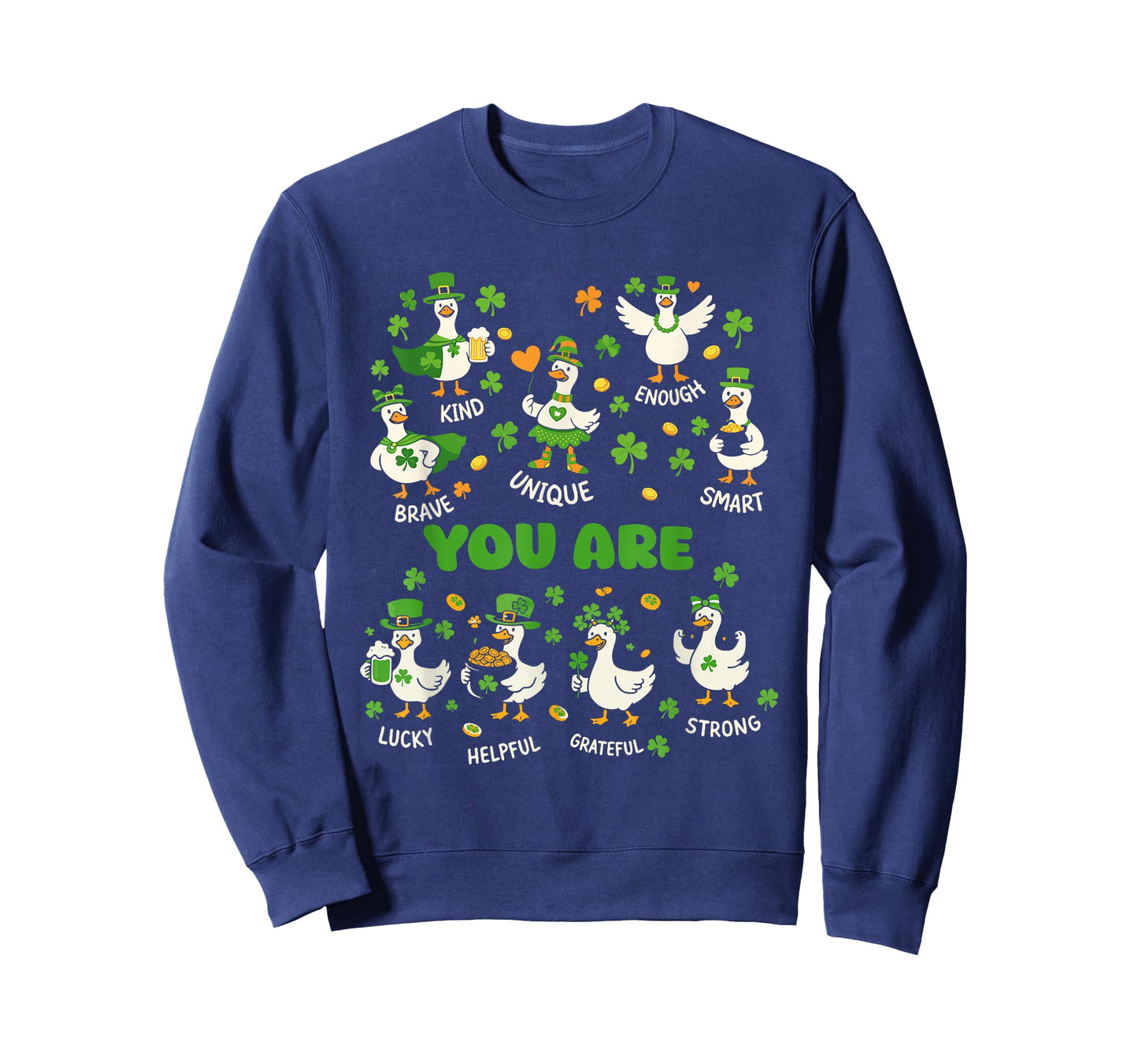 You are Affirmations Goose St.Patrick's Day Book Teacher T-Shirt