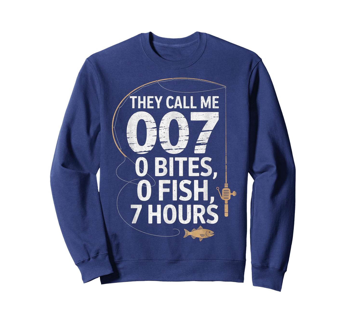 Fisherman Joke Dad - They Call Me 007 Funny Fishing Humor T-Shirt