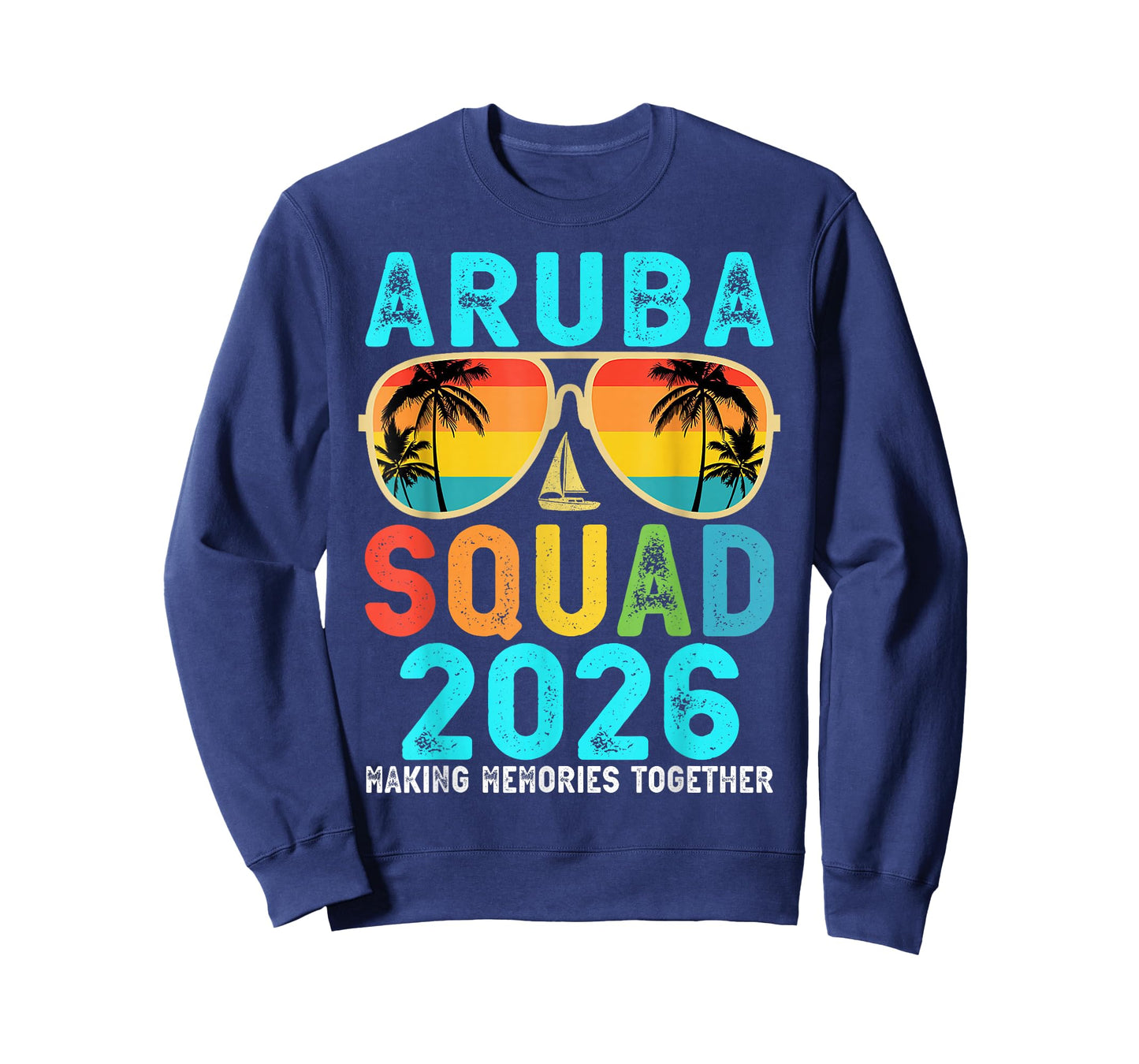 Aruba Squad 2026 Vacation Friends Family Matching Group Trip T-Shirt