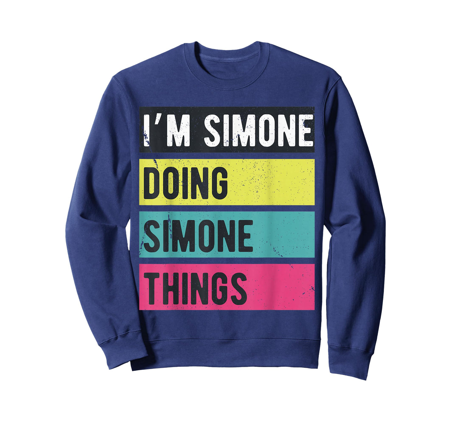 Doing Simone Things Funny Personalized Names Retro T-Shirt