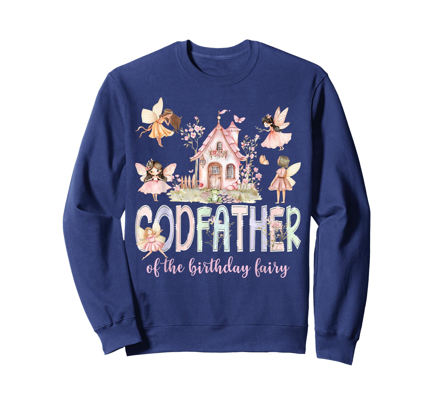 Godfather of The Birthday Fairy Girl Magical Family Matching T-Shirt
