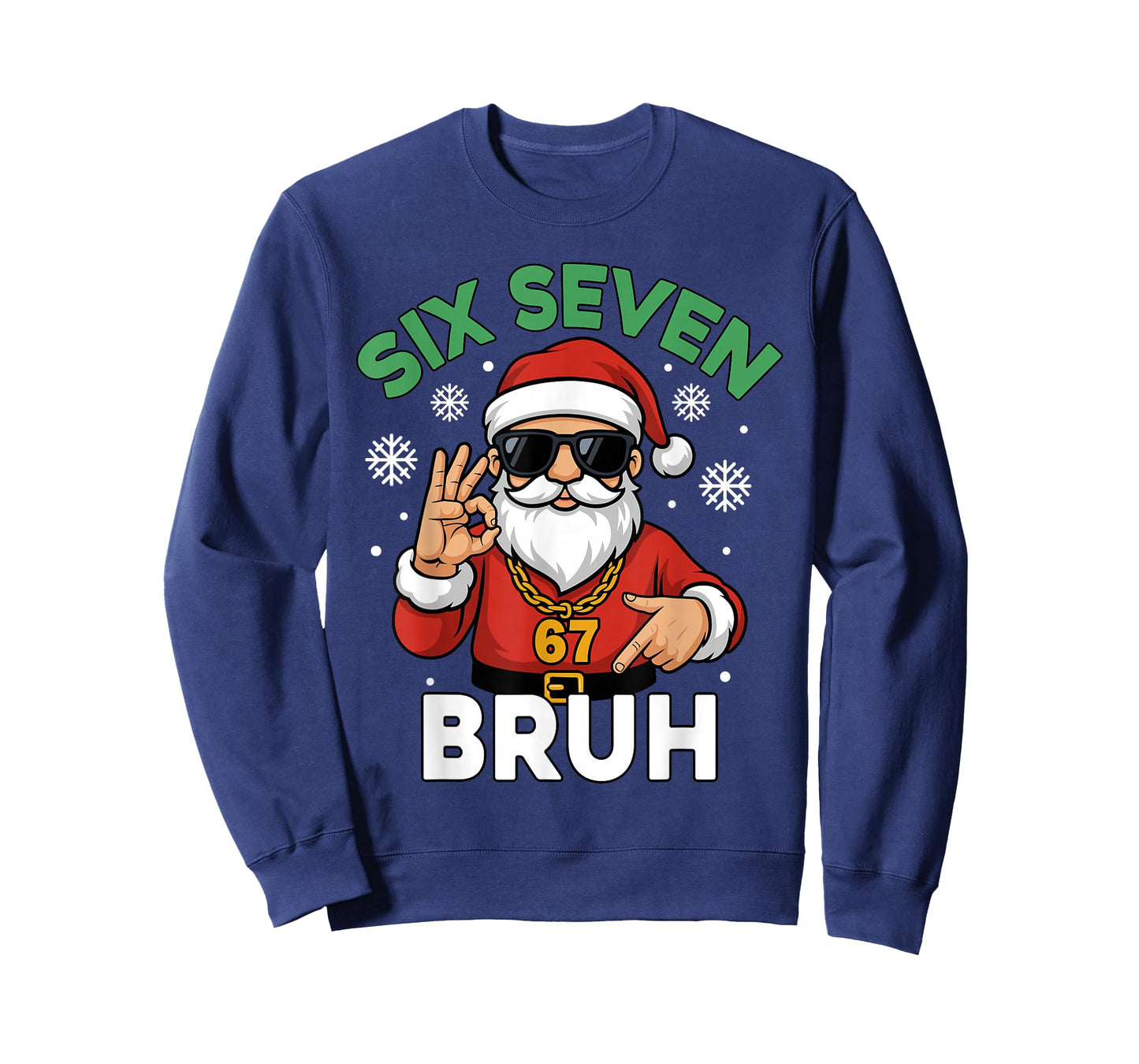Six Seven 67 Christmas 6 7 Bruh Boys Kids 6-7 Meme Youth T-Shirt