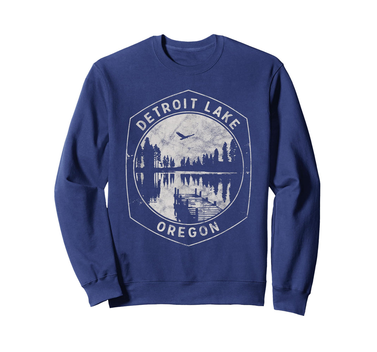 Vintage Detroit Lake Oregon Outdoors Vacation T-Shirt