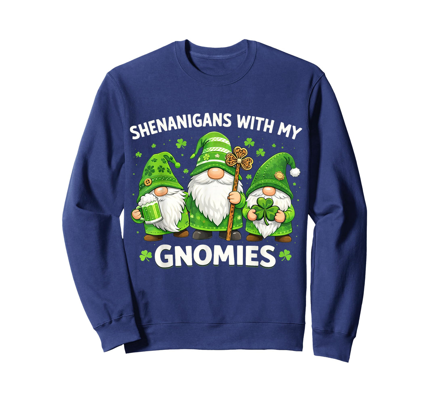 St Patricks Day Lucky Shamrock Shenanigans Gnomes St Patrick T-Shirt