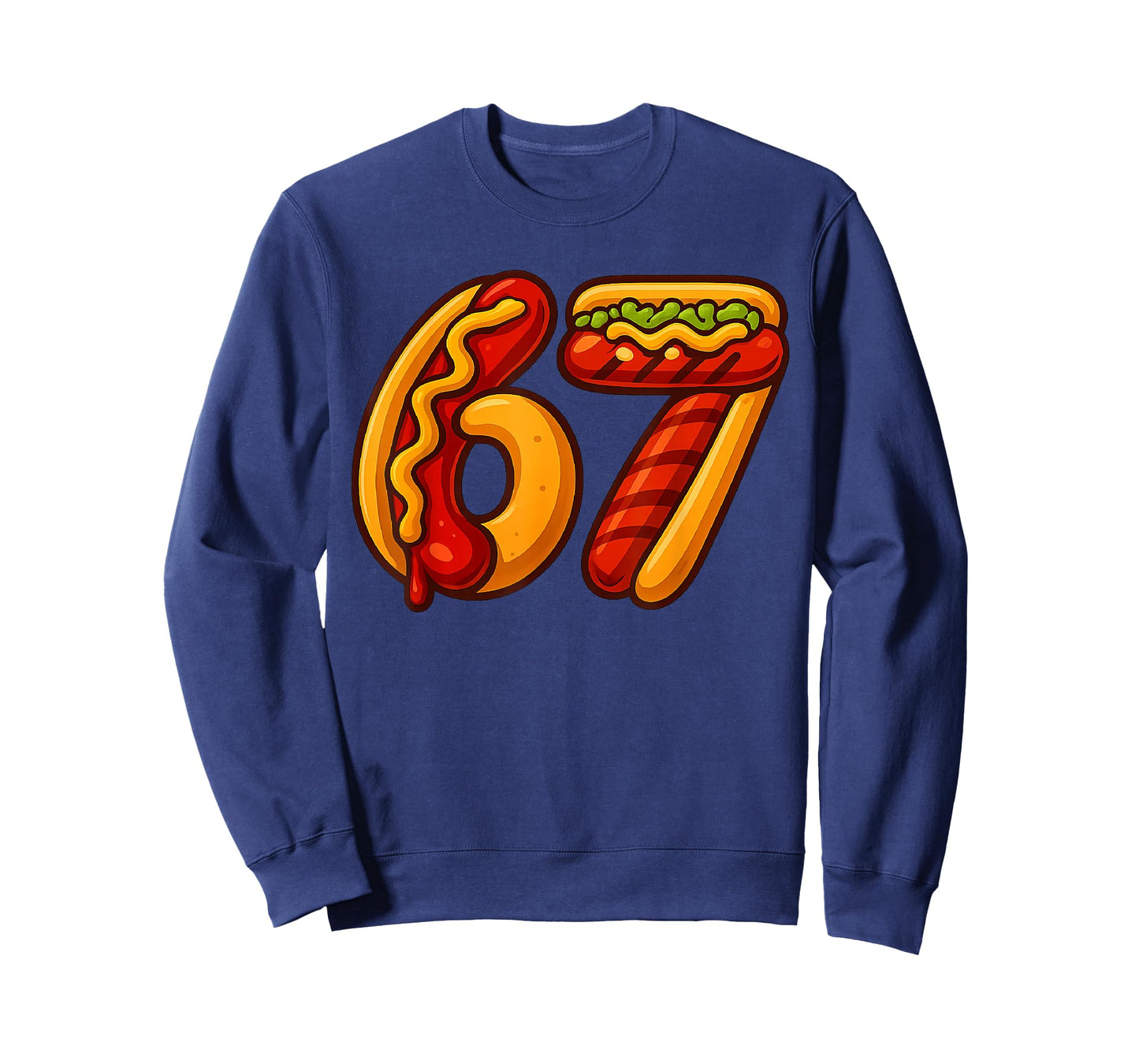 6 7 Hot Dogs Six Seven BBQ Costume for Kids T-Shirt