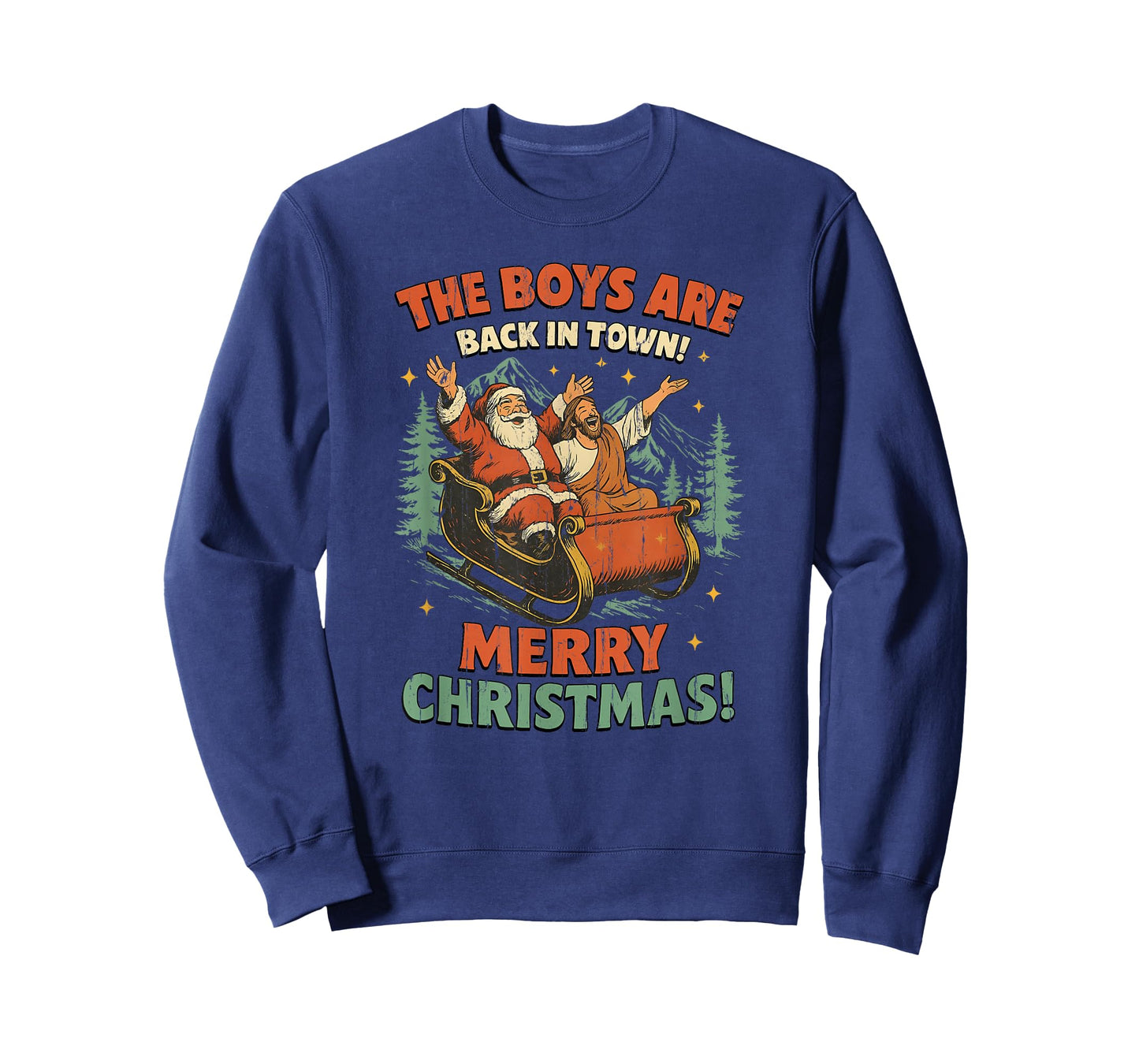 The Boys are Back in Town Merry Christmas T-Shirt