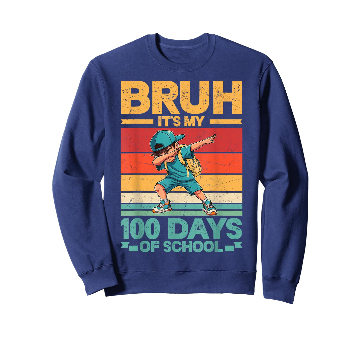 Bruh Its My 100 Days of School Boys 100th Day of School T-Shirt