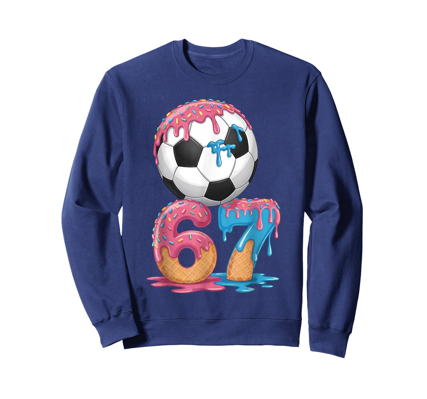 Soccer Drip Number 67 Boys Soccer Player 67 T-Shirt