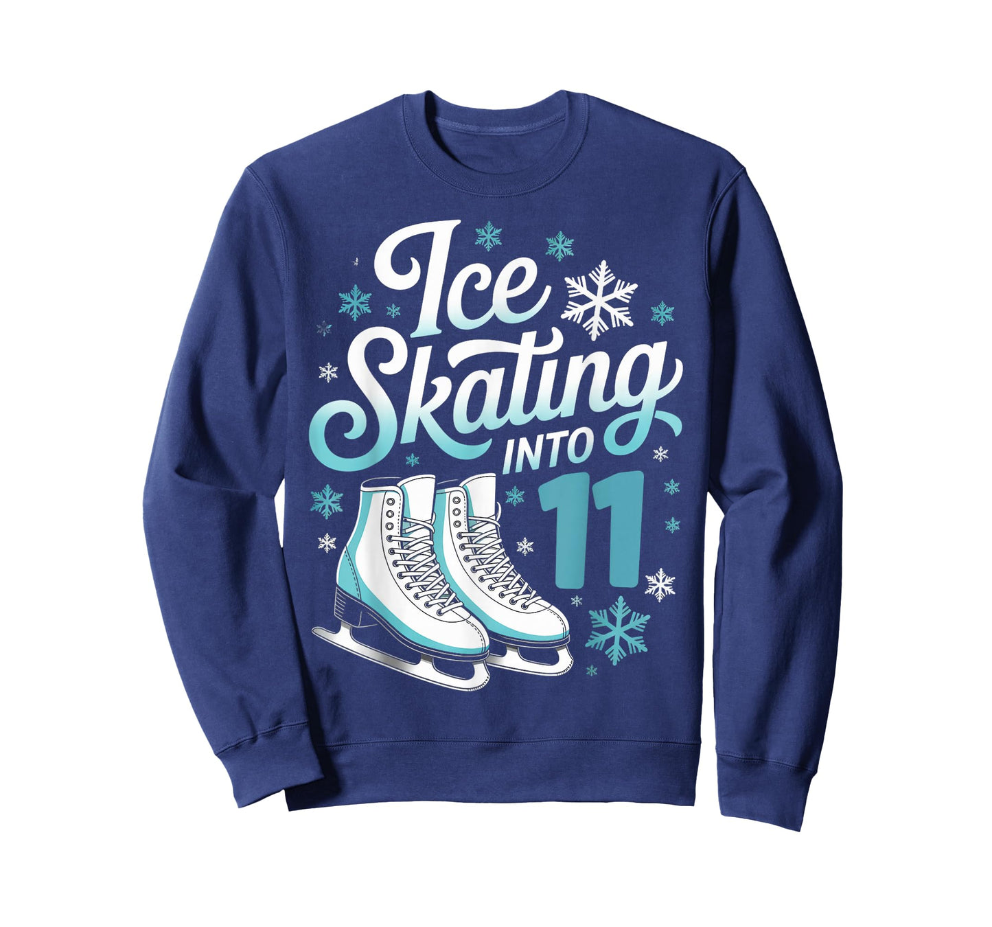 Ice Skating Into 11 Ice Skating 11th Birthday Figure Skating T-Shirt