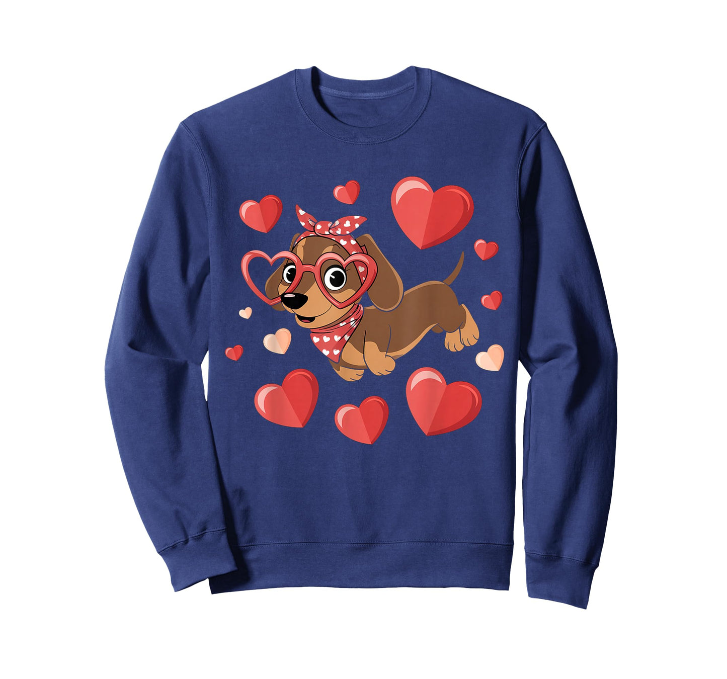 Dachshund Valentines Day Wiener Dog Lover Weenie Heart T-Shirt