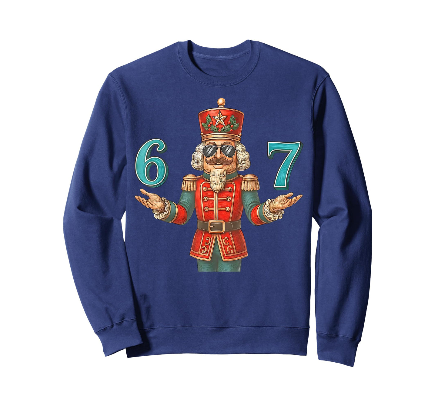 67 Nutcracker Six Seven Meme Christmas 6 7 Teens Kids T-Shirt