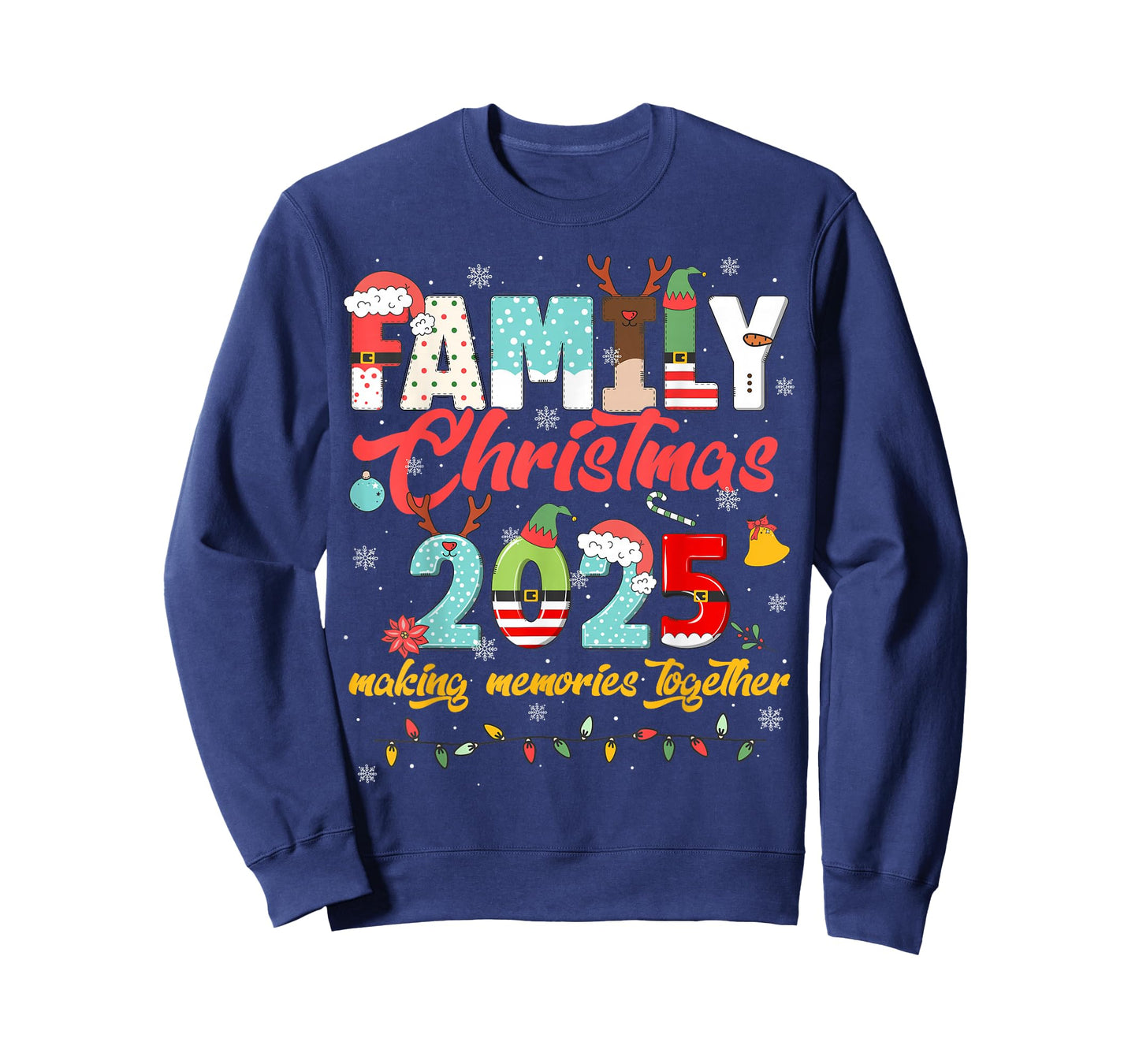 Family Christmas 2025 Making Memories Xmas Squad Holiday T-Shirt