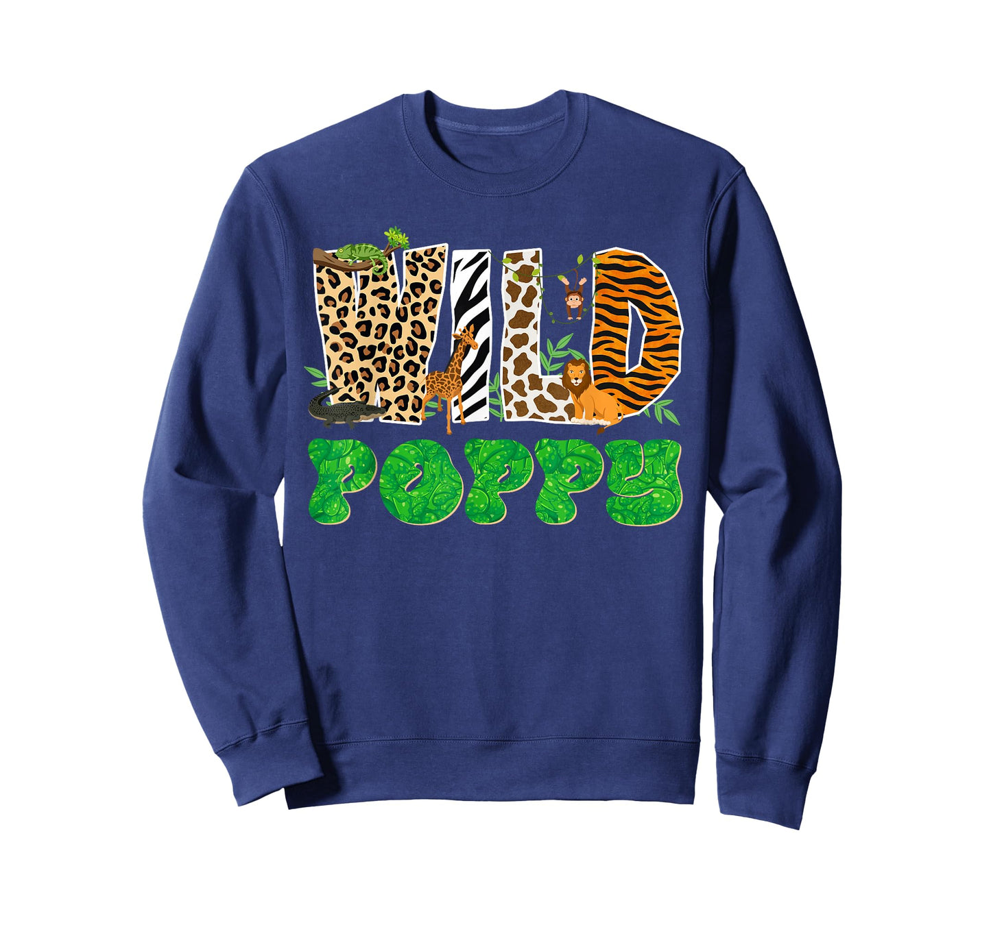 Wild Poppy Zoo Safari Animal Birthday Matching Family T-Shirt