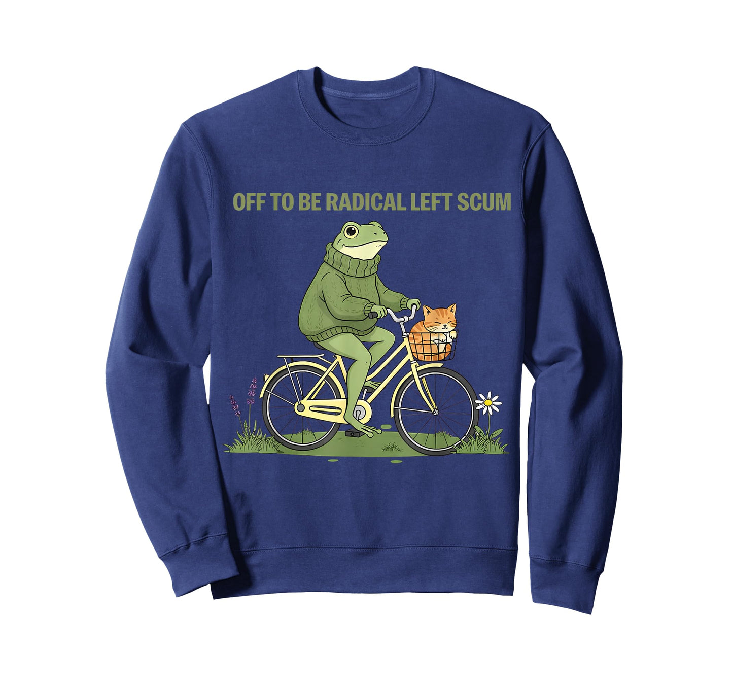 Funny Frog Off to Be Radical Left Scum T-Shirt