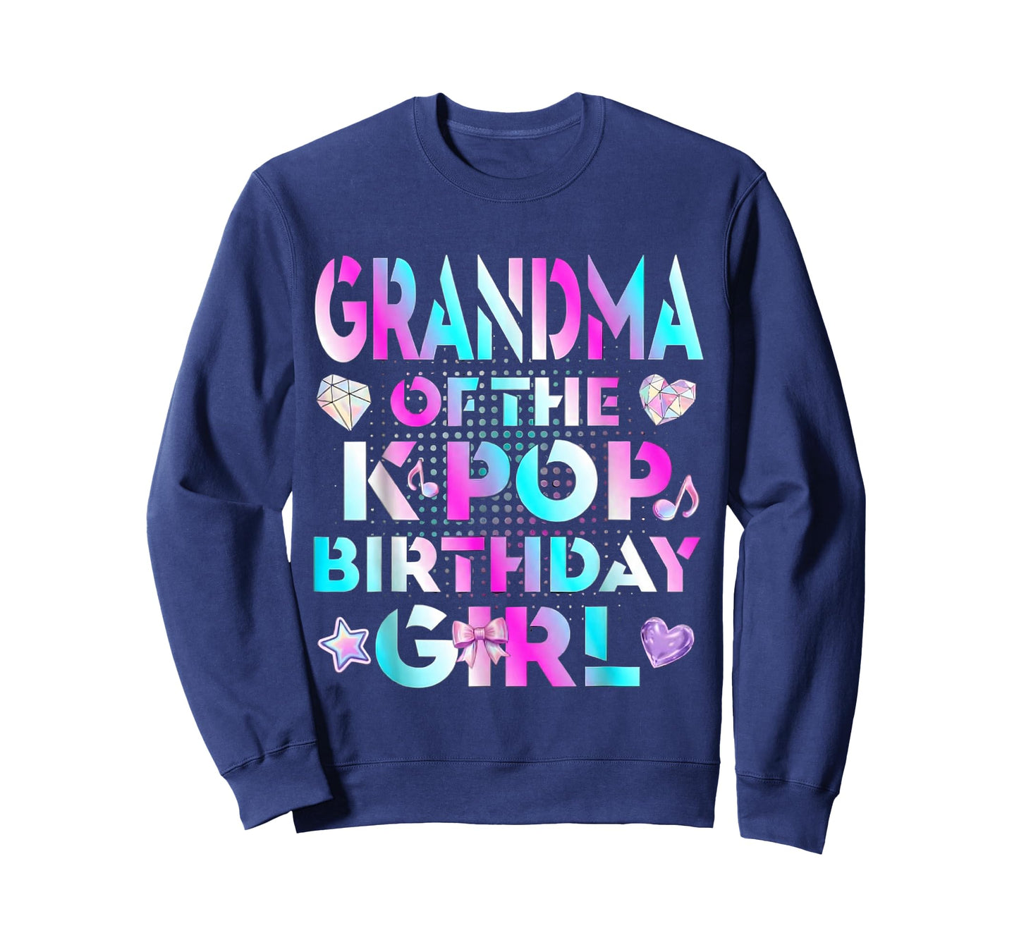 Grandma of The Birthday Girl Kpop Family Matching Party T-Shirt