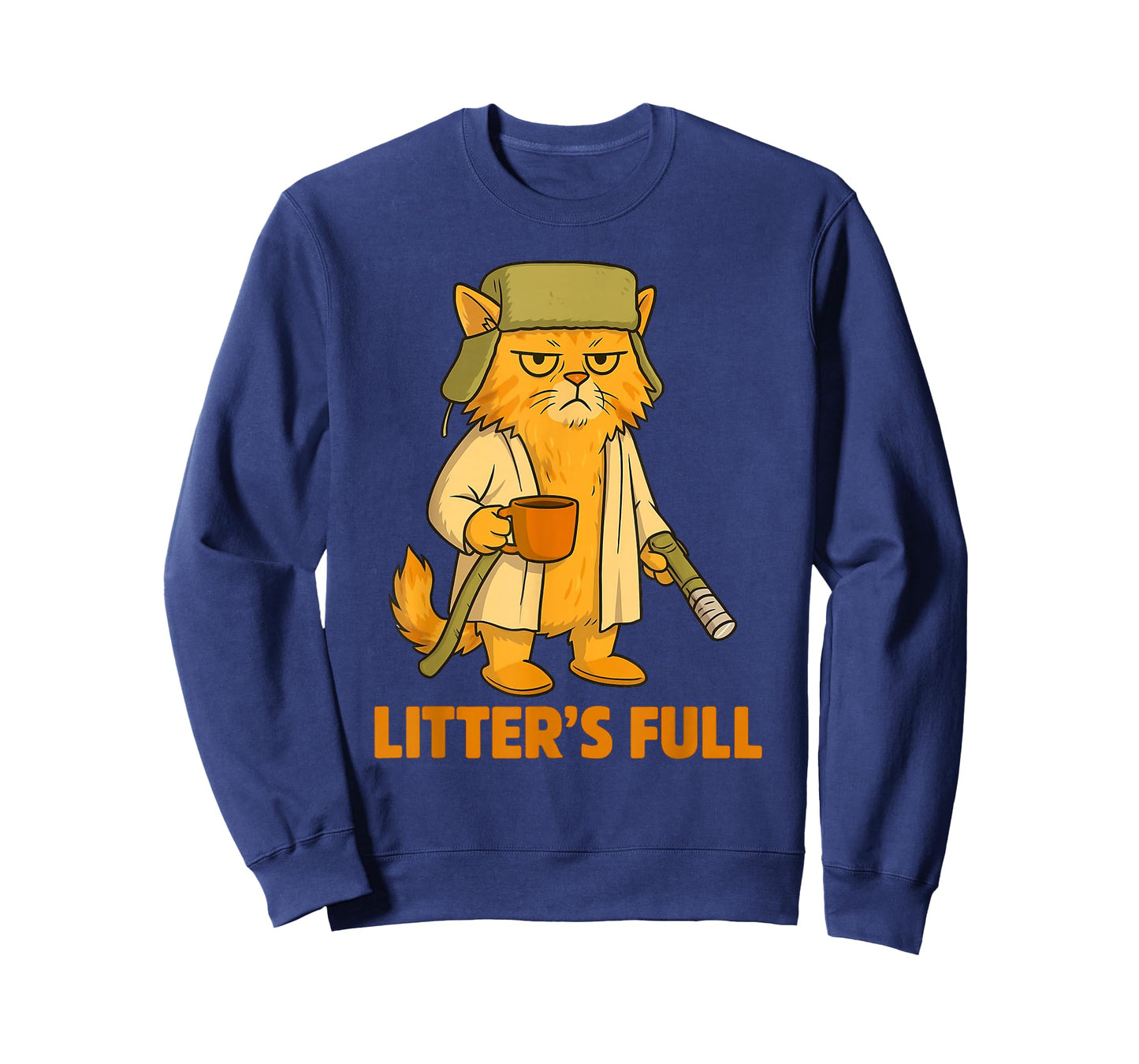 Litter's Full Christmas Cat, Funny Christmas Kitty Vacation T-Shirt