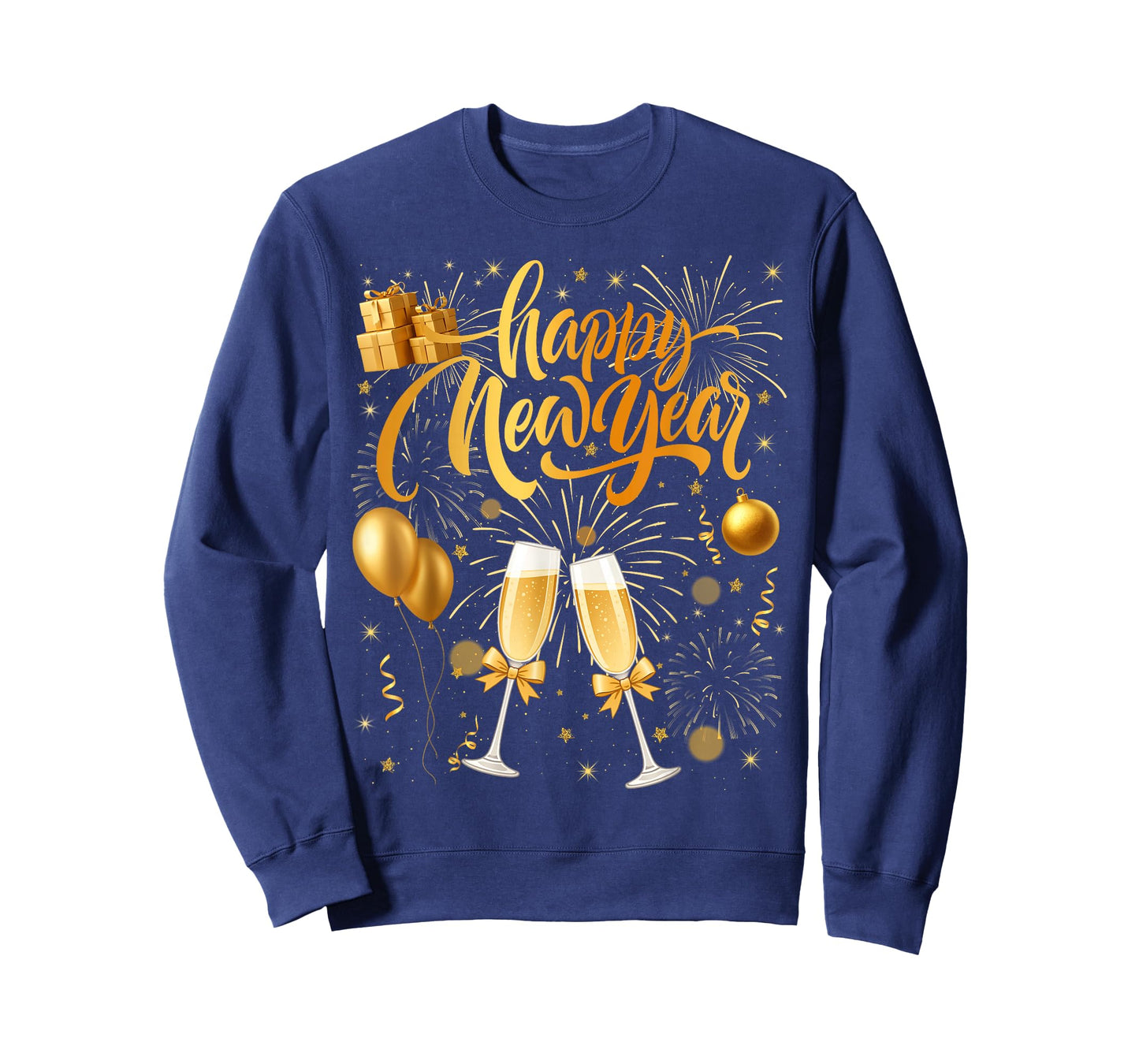 Happy New Year Party 2026 Balloon Family Matching Men Women T-Shirt