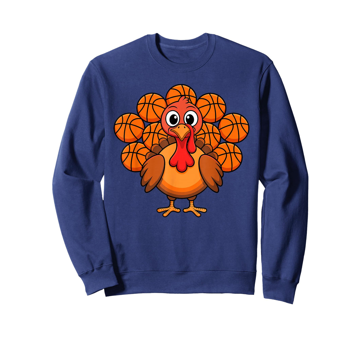 Thanksgiving Turkey Basketball Basket Hoop Player T-Shirt