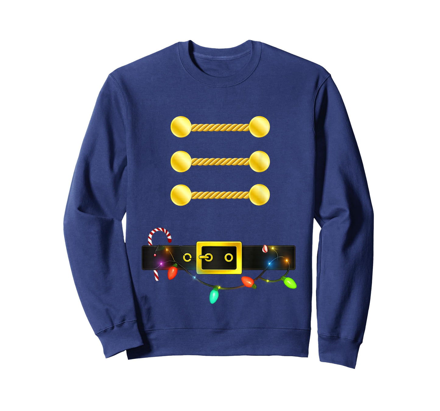 Nutcracker Costume Uniform Lights Matching Toy Soldier T-Shirt