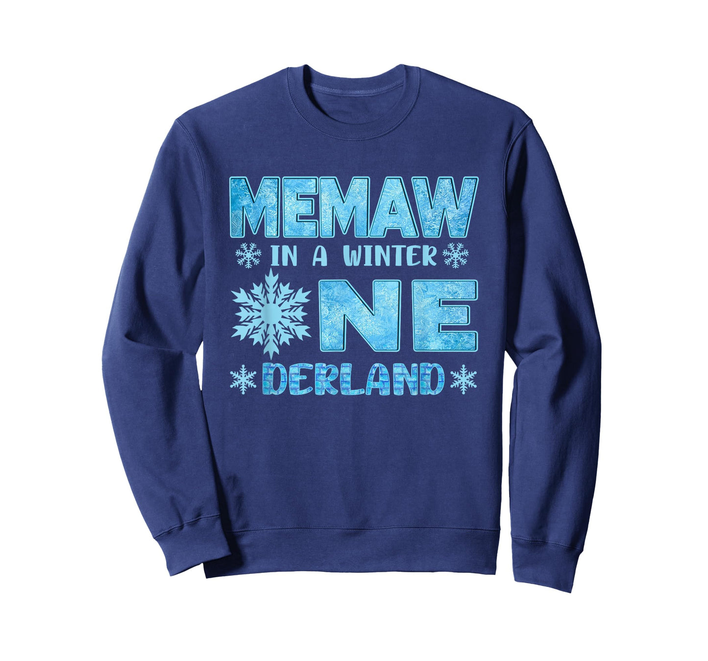 Memaw in A Winter Onederland Bday Girl Sweet Snowflake T-Shirt