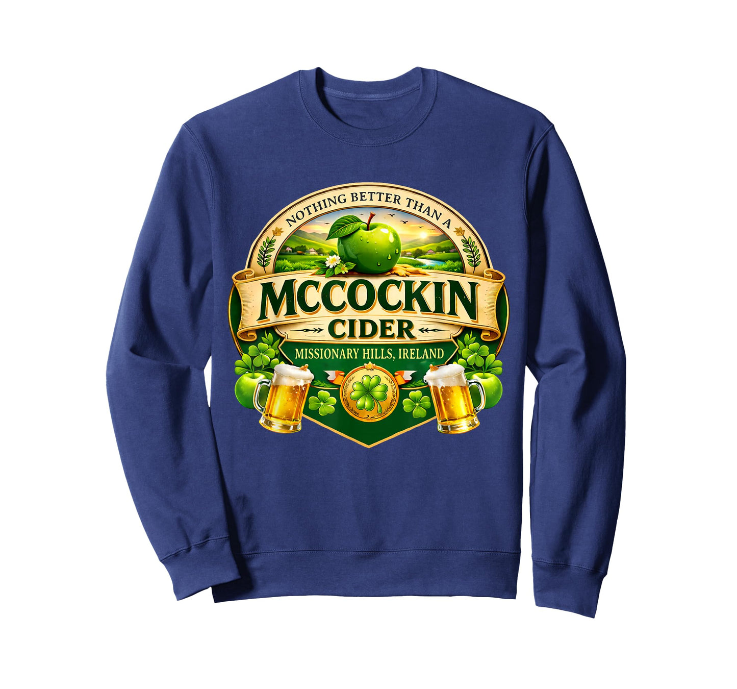 McCockin Cider McCain Funny St Patrick’s Day Adult Humor T-Shirt