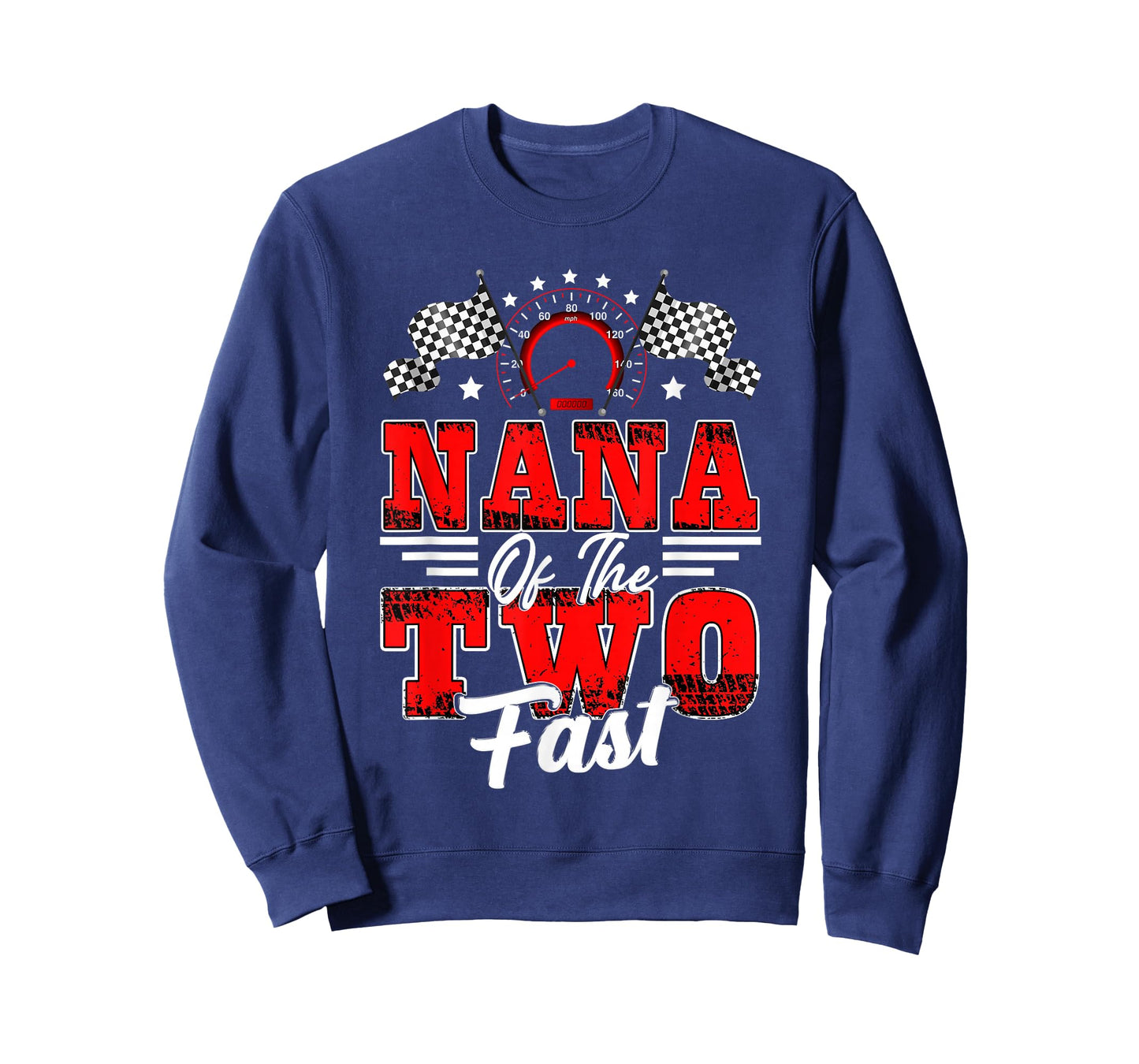 Nana of The Two Fast 2nd Birthday Racing Car Family T-Shirt