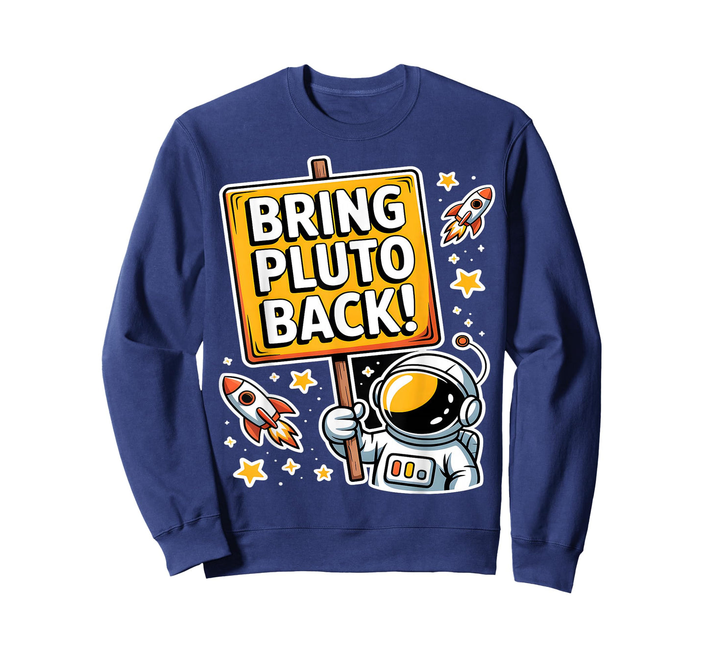 Bring Pluto Back Funny Astronaut Space T-Shirt