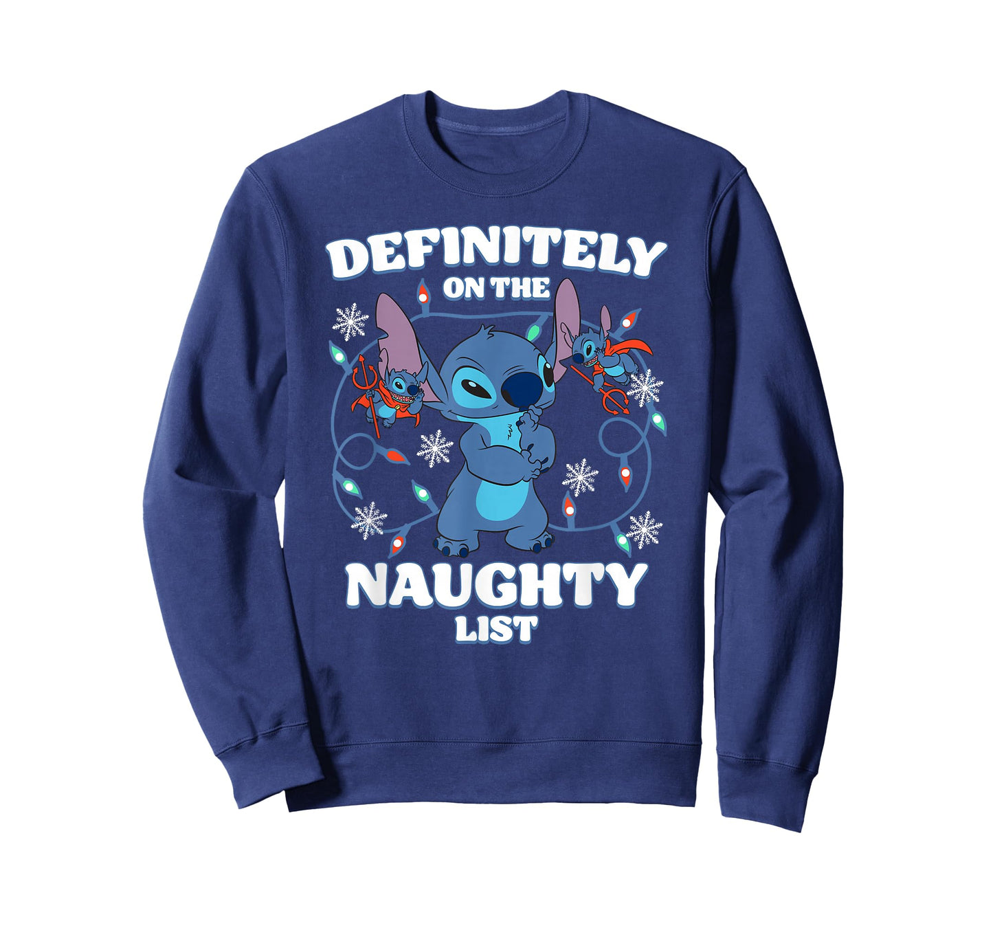 Disney Lilo & Stitch Christmas I'm in The Naughty List T-Shirt