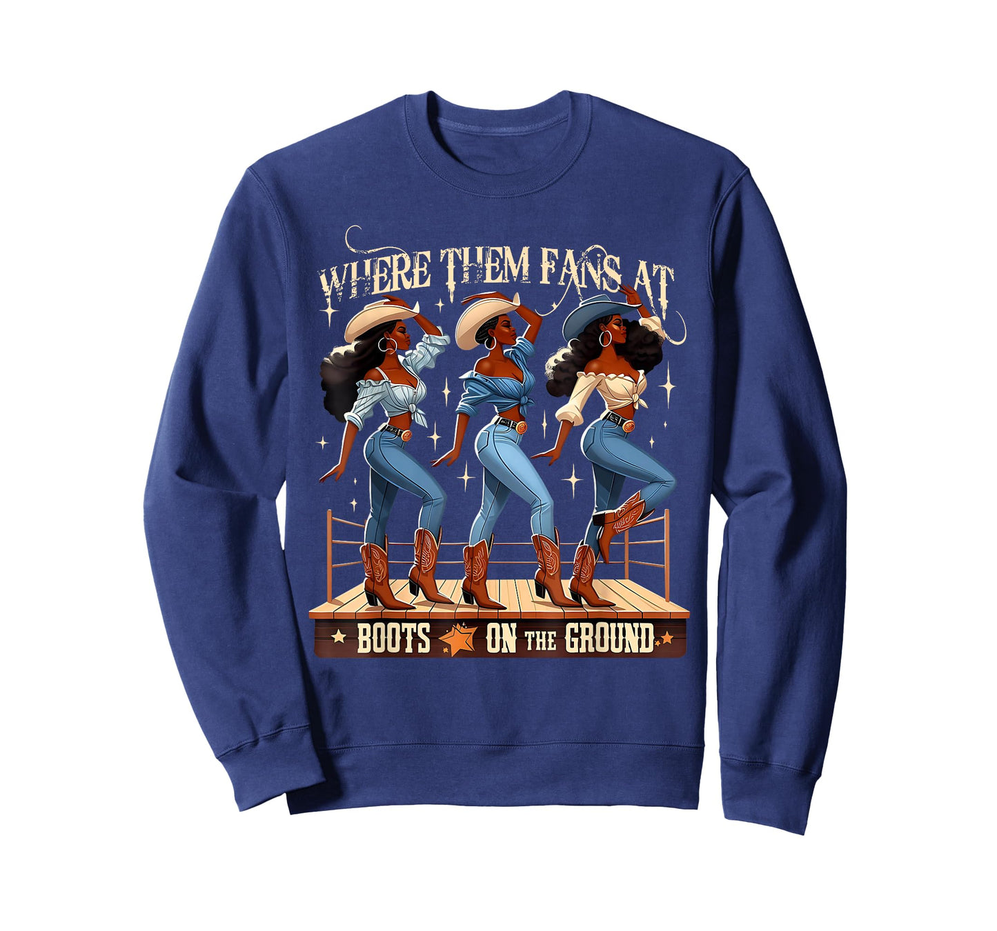 Boots On The Ground Cowgirl Black Women Africa Black History T-Shirt