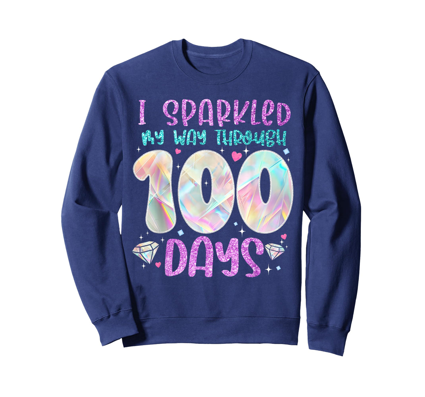 Funny 100 Days of School Teacher Student Kids 100th Day T-Shirt