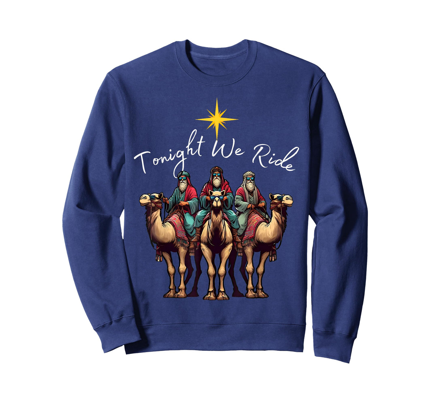 Tonight We Ride Christmas, 3 Wise Men, Christian Christmas T-Shirt