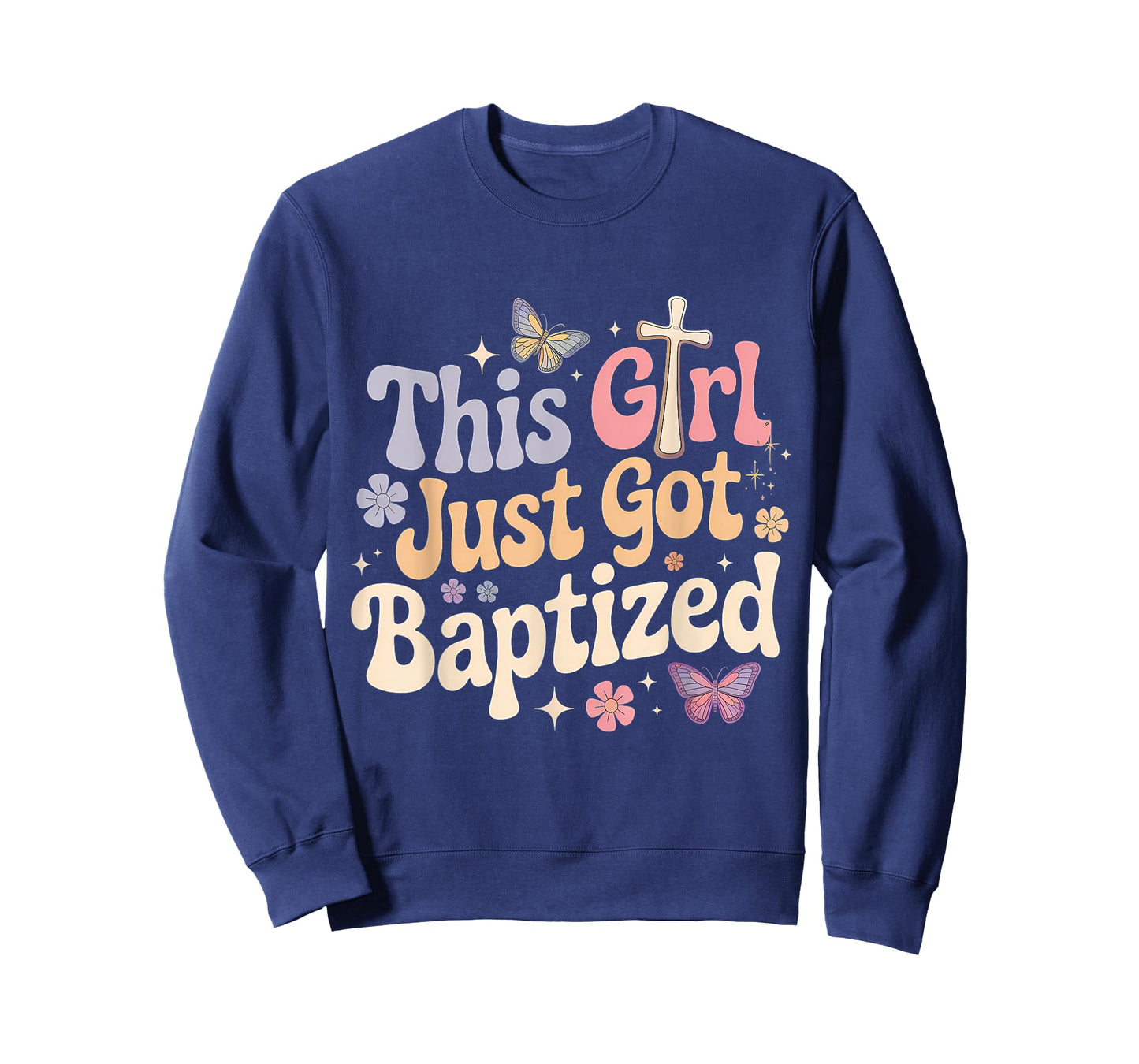 This Girl Just Got Baptized Christian Communion Religious T-Shirt