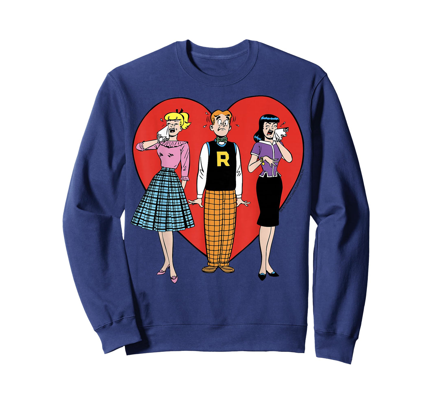 Archie Comics Love Triangle Crying Heart T-Shirt