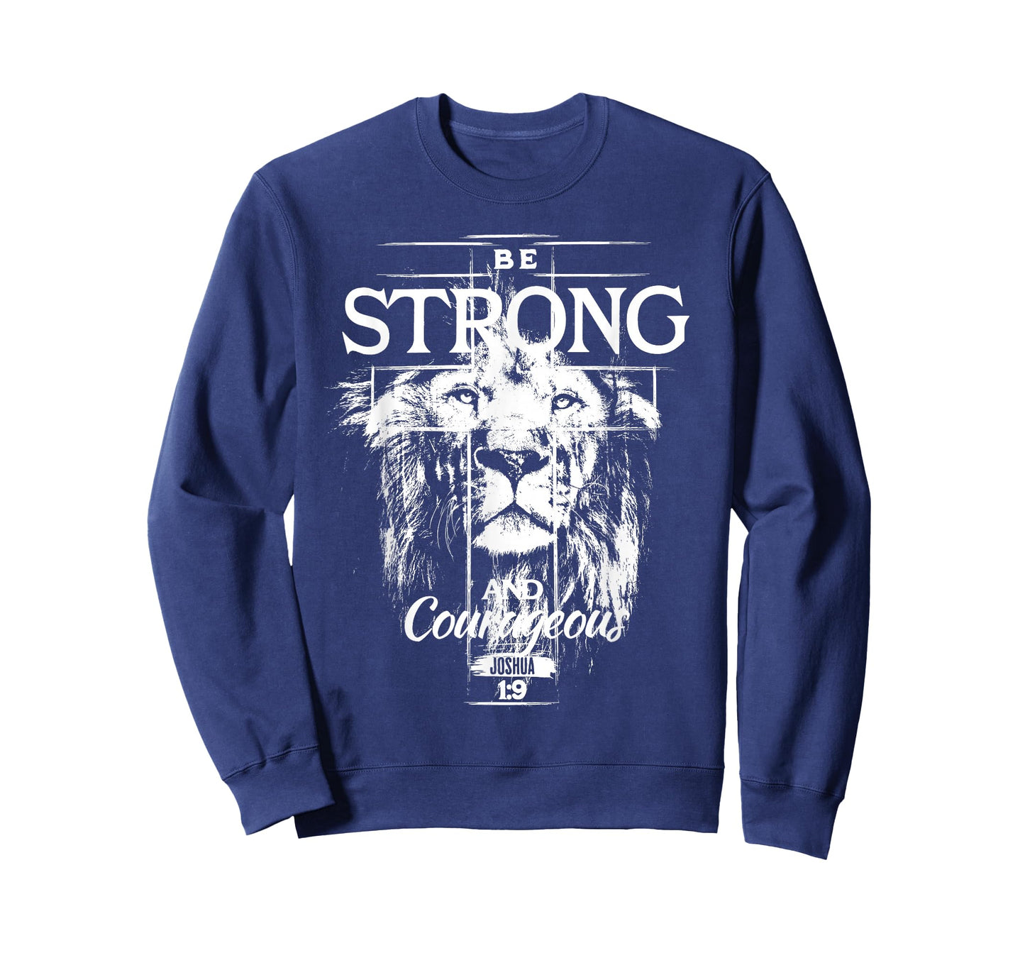 Be Strong and Courteous Christian Jesus Faith Bible Verse T-Shirt