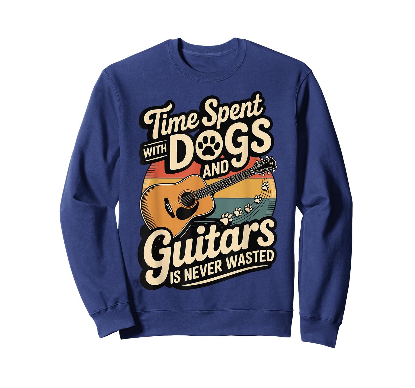 Time Spent with Dogs and Guitars is Never Wasted T-Shirt