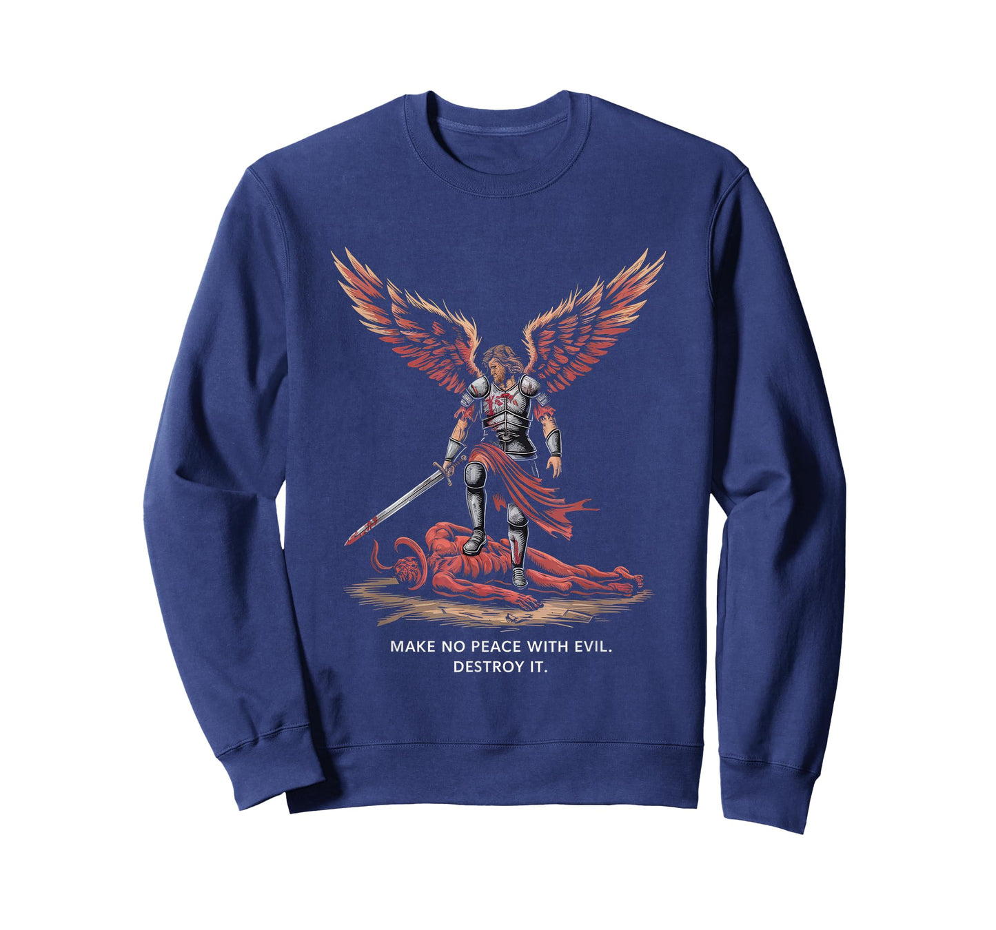 Make No Peace with Evil Tshirt Archangel Michael Jesus God T-Shirt
