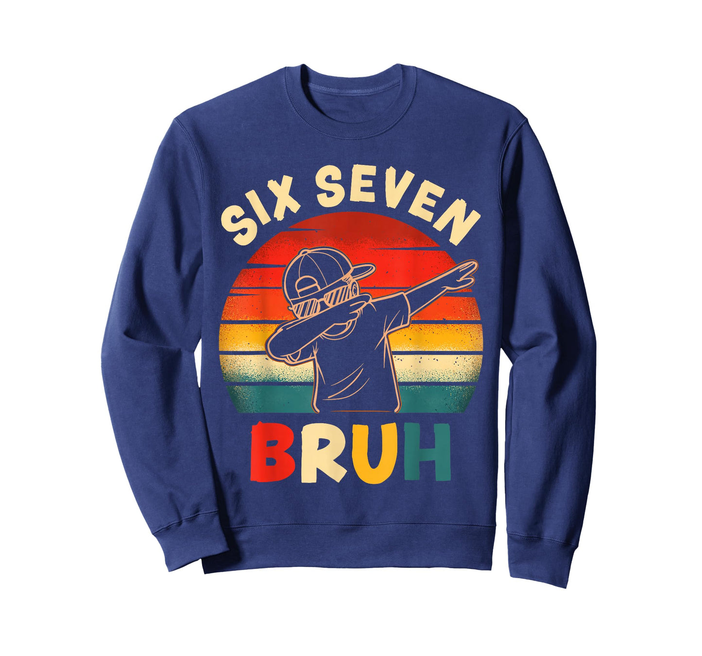 Funny Dabbing Boy Six Seven Bruh 67 Meme 6 7 Slang Gen Z Kid T-Shirt