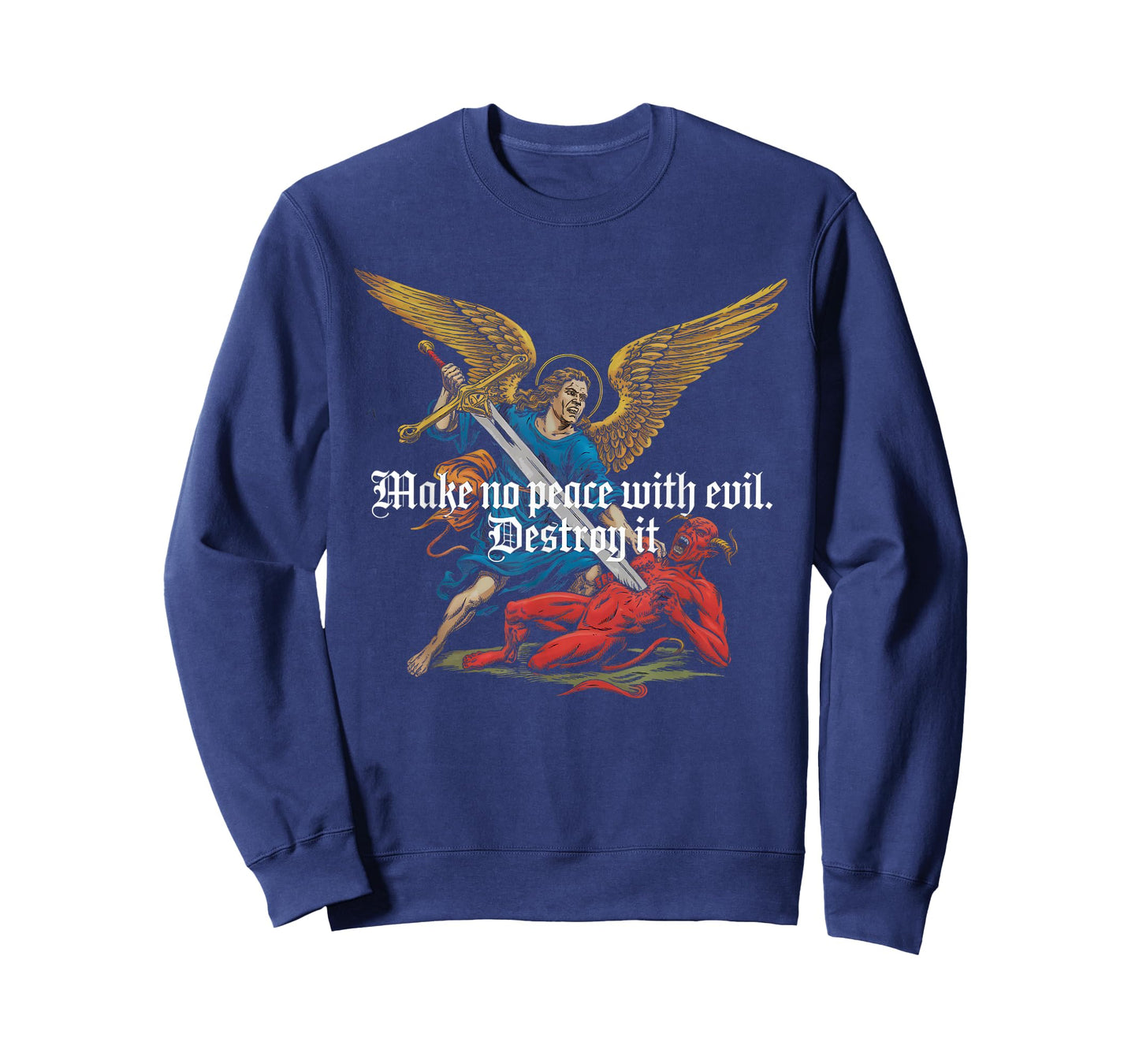 Make No Peace with Evil Tshirt Archangel Michael Jesus God T-Shirt